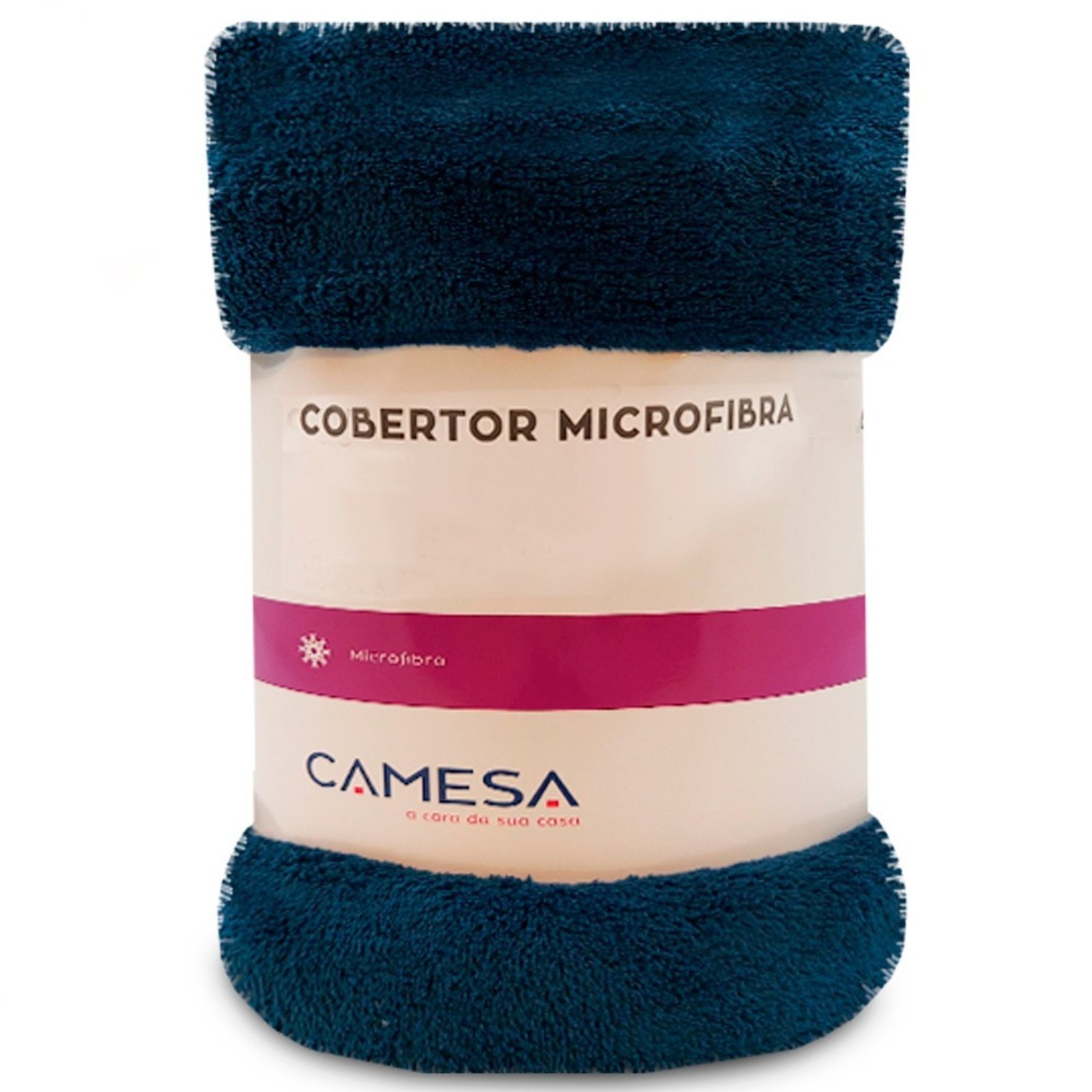 Manta Cobertor Solteiro 150x220cm Microfibra Soft Macia Camesa