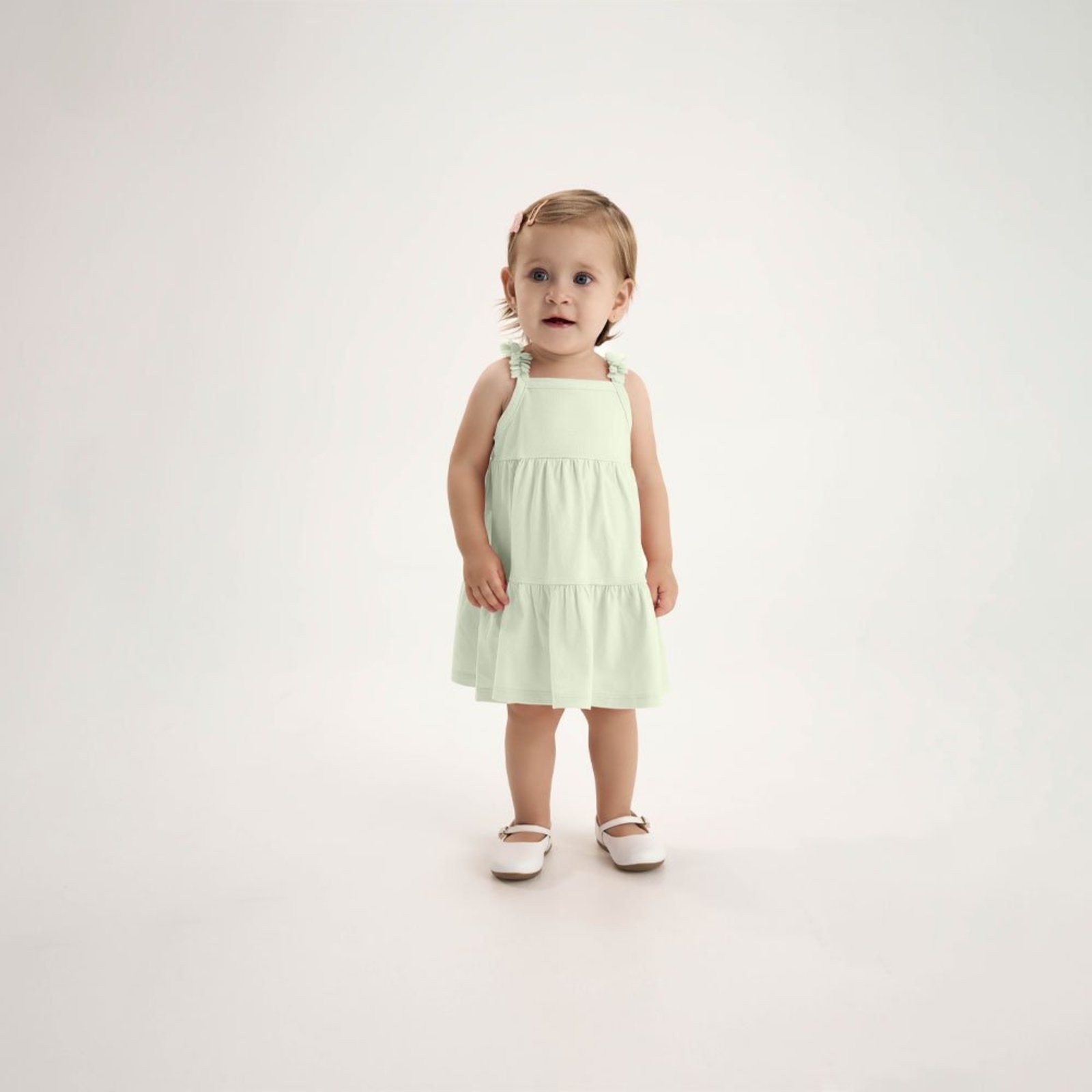 Infantil - Vestido Verde Pulla Bulla Menina - 53609-1262