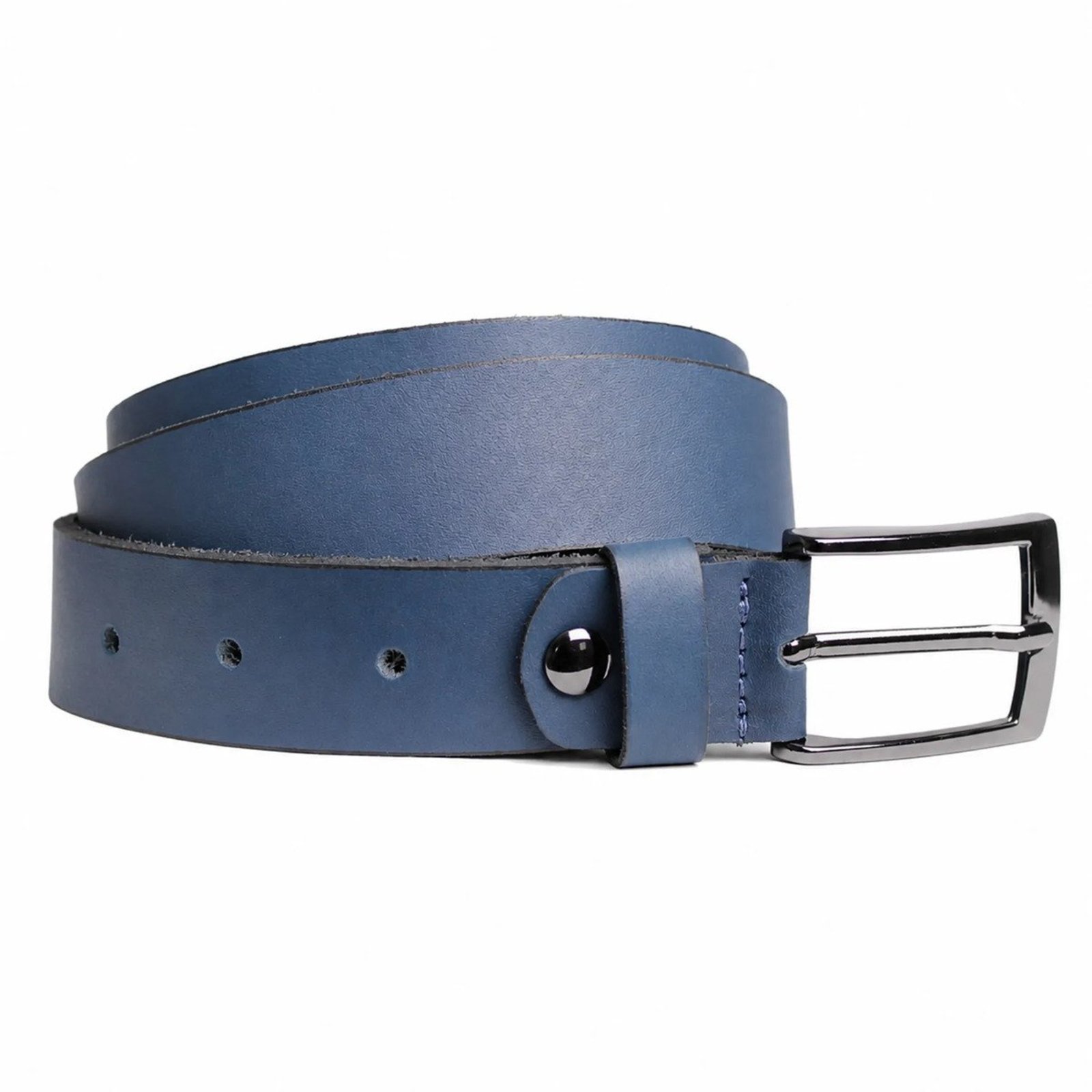 Cinto Masculino em Couro Soleta Artlux 2114 Azul