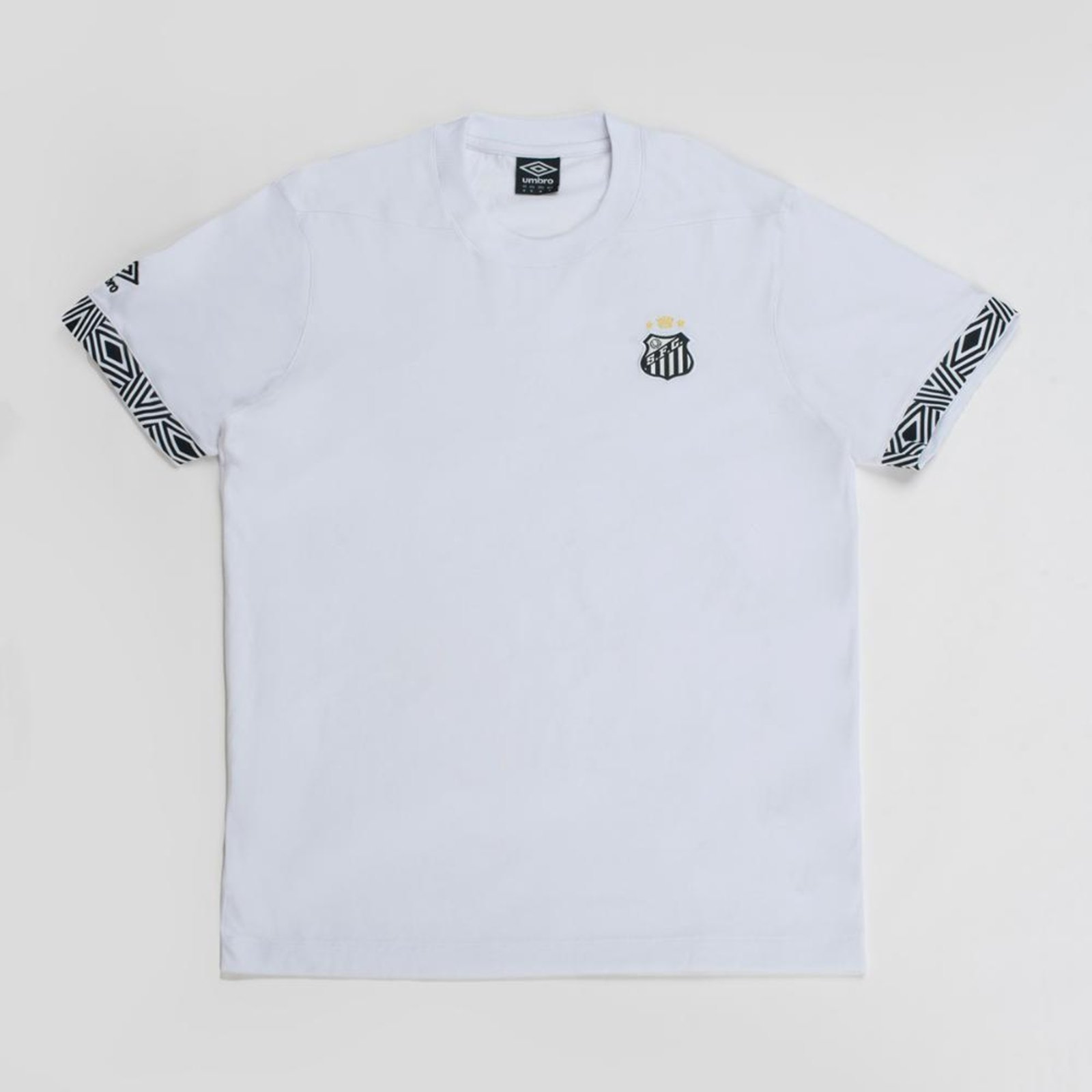 Camiseta Masculina Umbro Santos Concentração 2026 Incolor