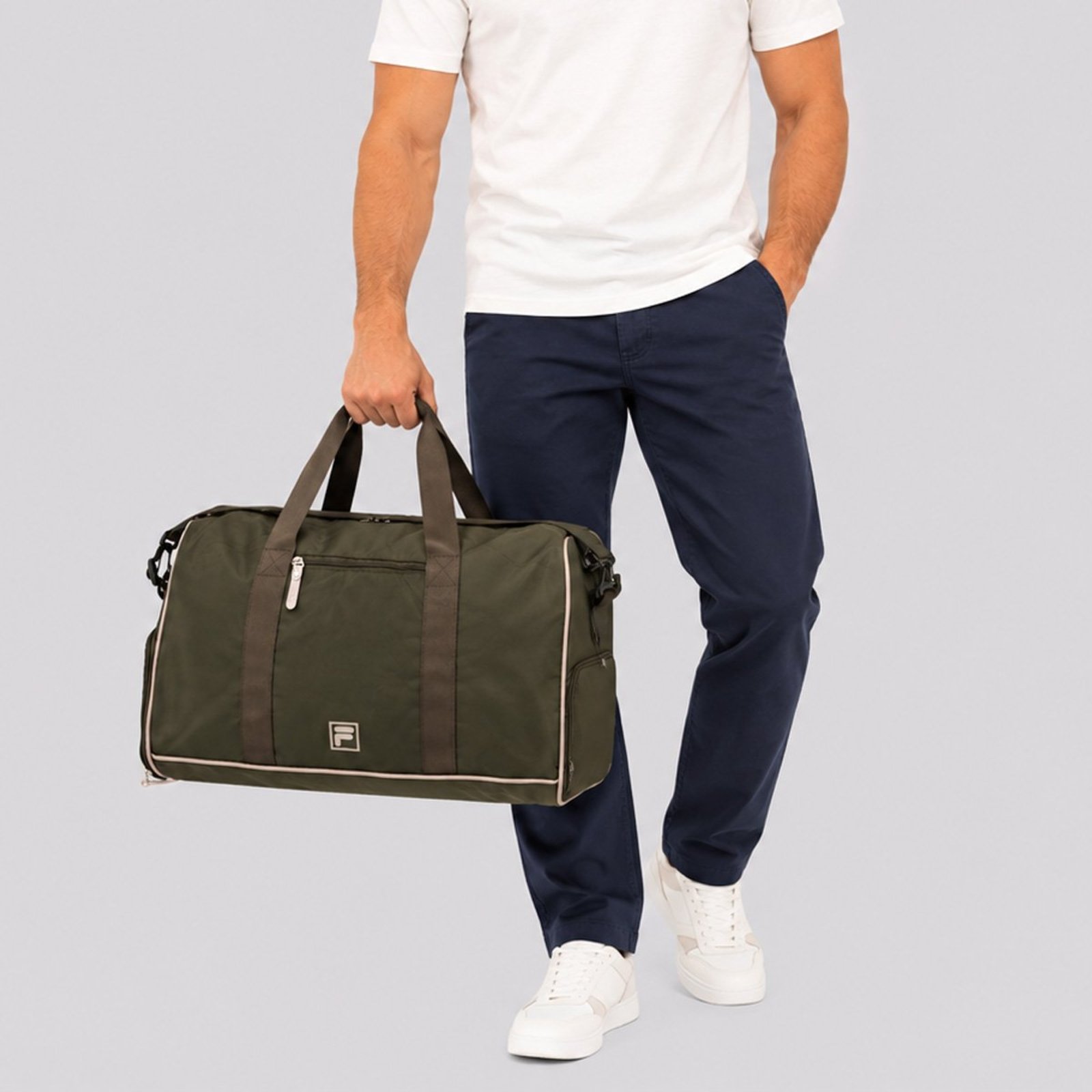 Mala Fila Sport Style Club F-Box Verde Oliva