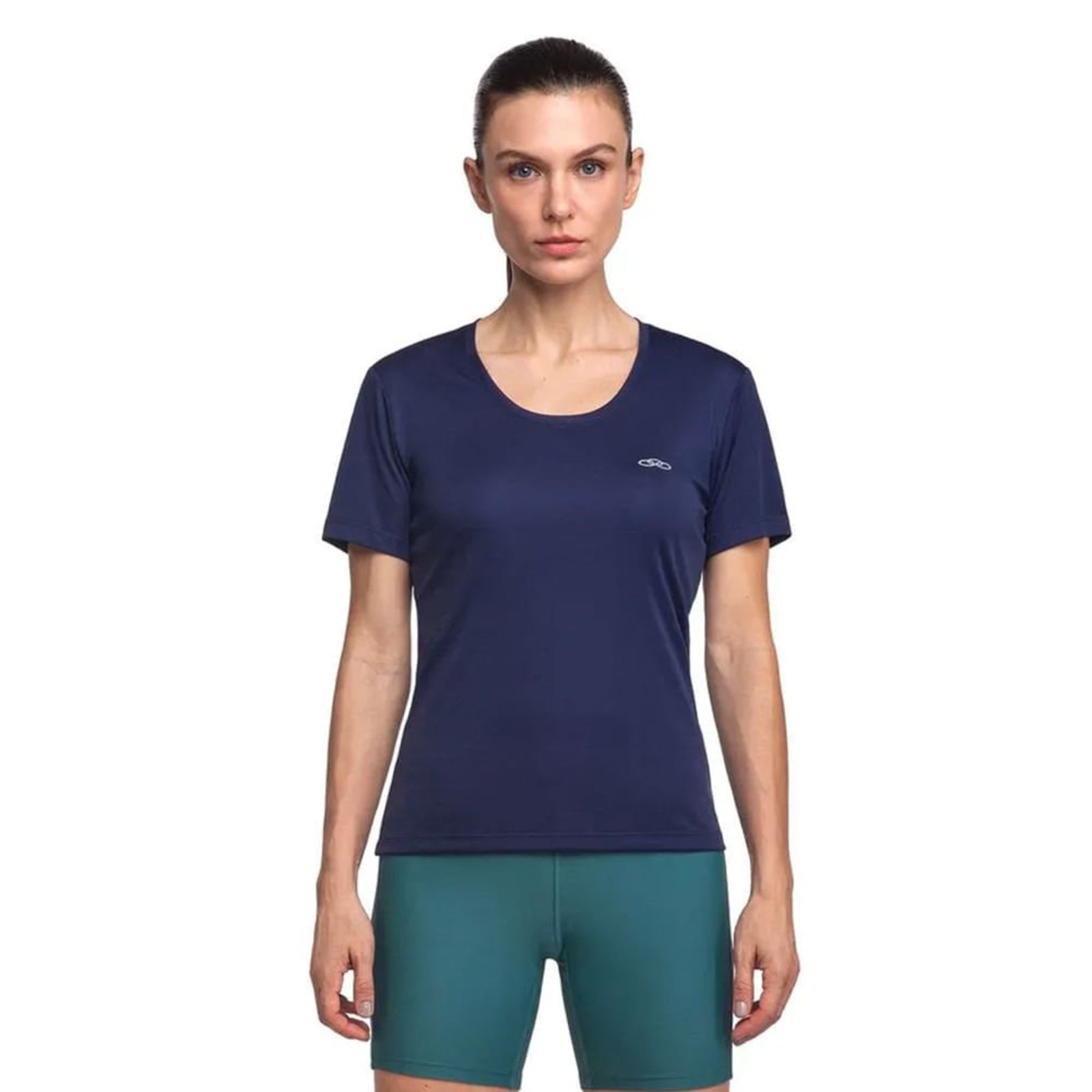 Camiseta Feminina Olympikus Essential Proteção Solar Marinho