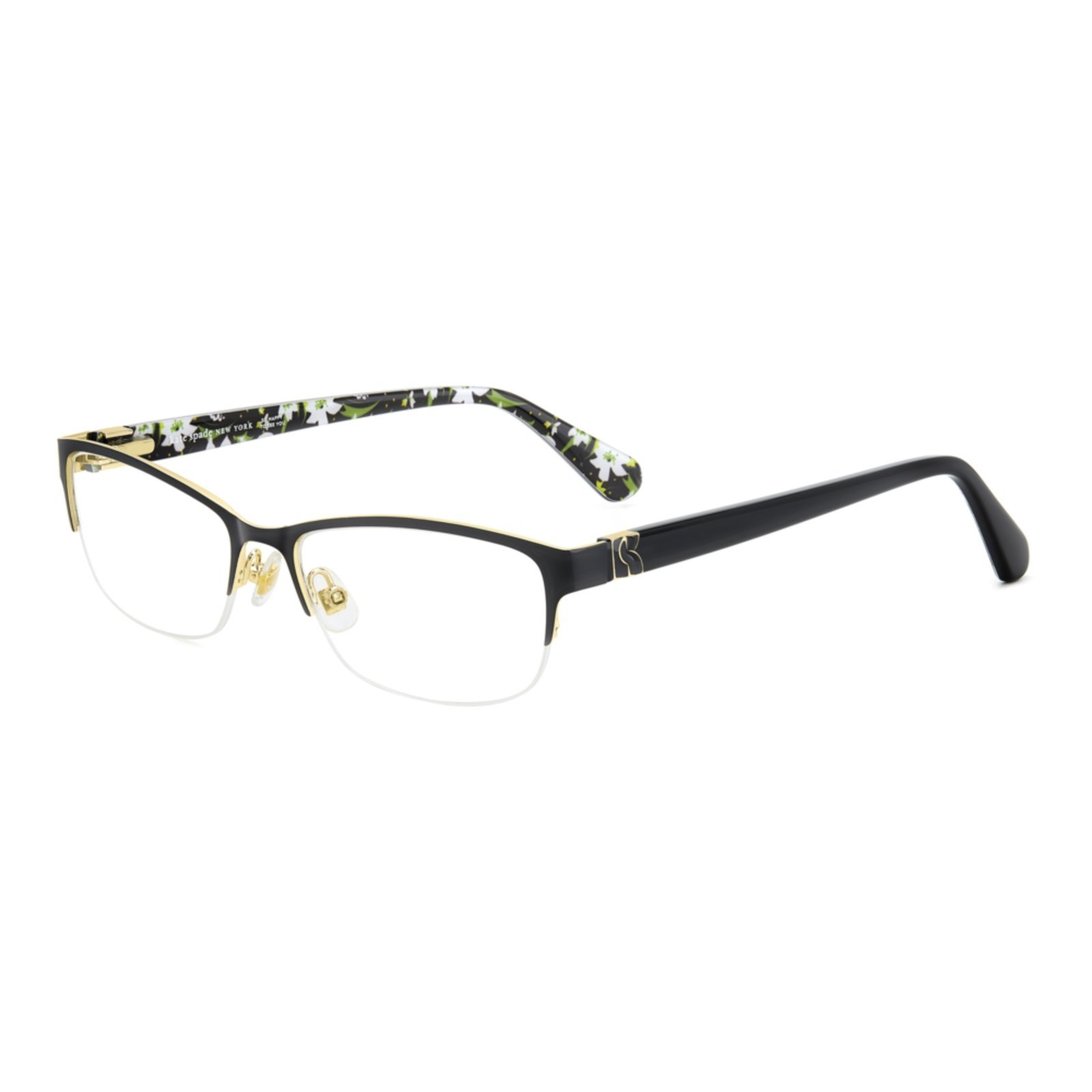 Vista 2 Armação de Óculos Kate Spade KS Marnie 2/G 807 preto preto