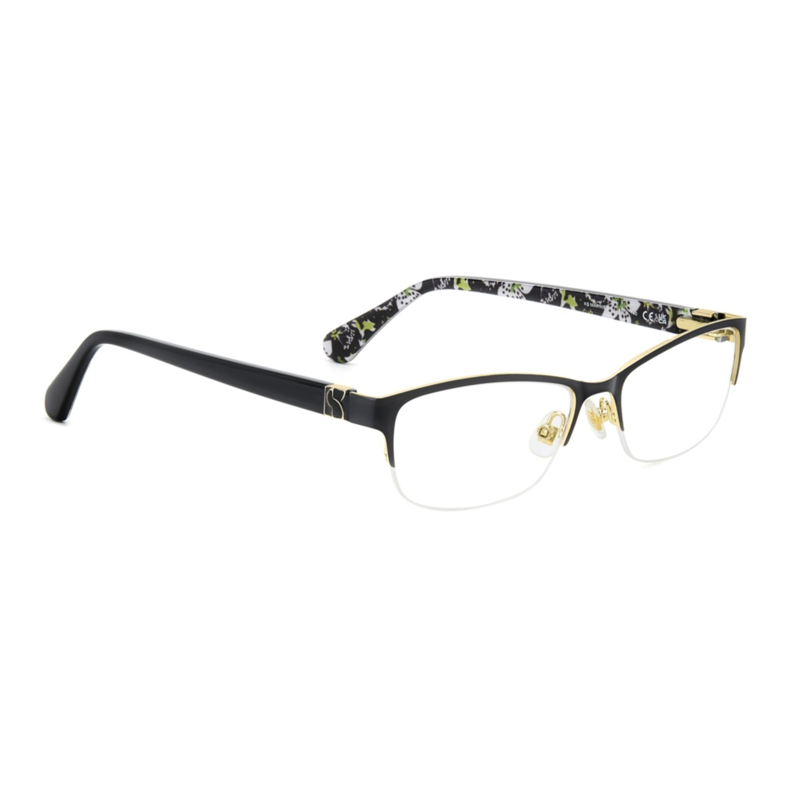 Vista 3 Armação de Óculos Kate Spade KS Marnie 2/G 807 preto preto
