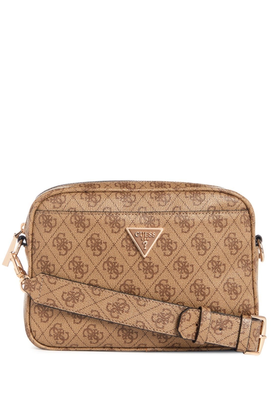 Vista 2 Bolsa Guess Meridian II Camera Bag Bege amarelo Guess amarelo