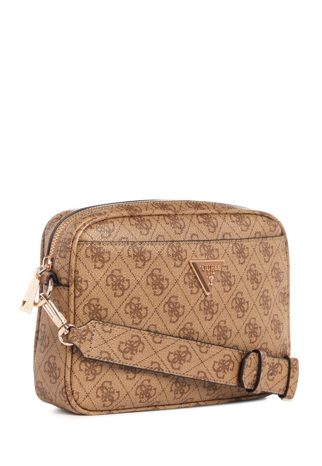 Vista 3 Bolsa Guess Meridian II Camera Bag Bege amarelo Guess amarelo