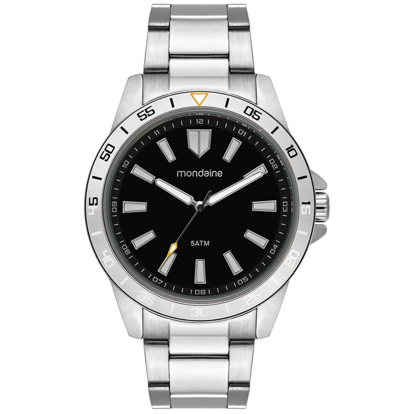 Relógio Mondaine Masculino Robusto Mostrador Preto Mondaine