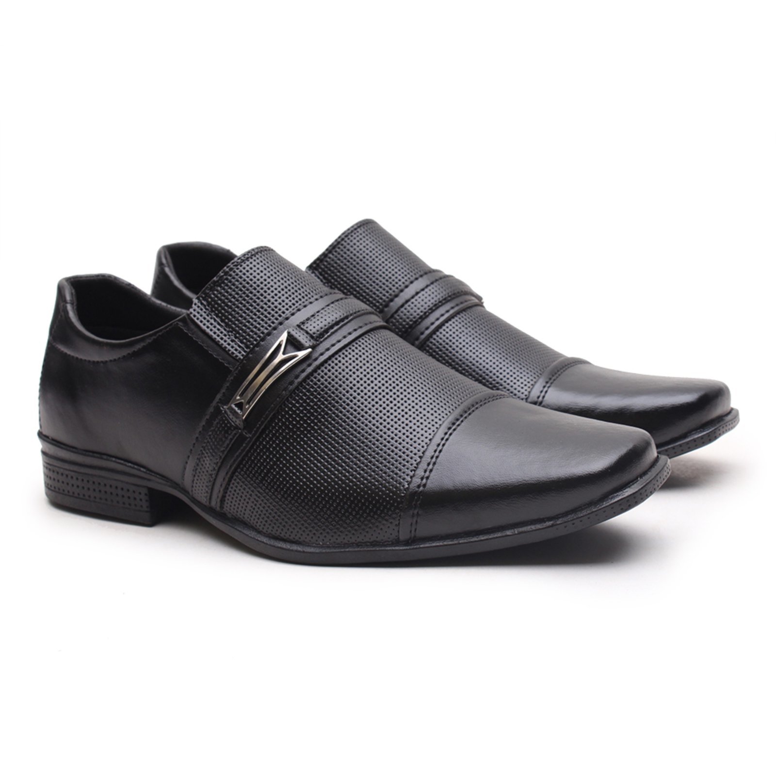 Sapato Social Masculino Com Metal Lateral Miletto