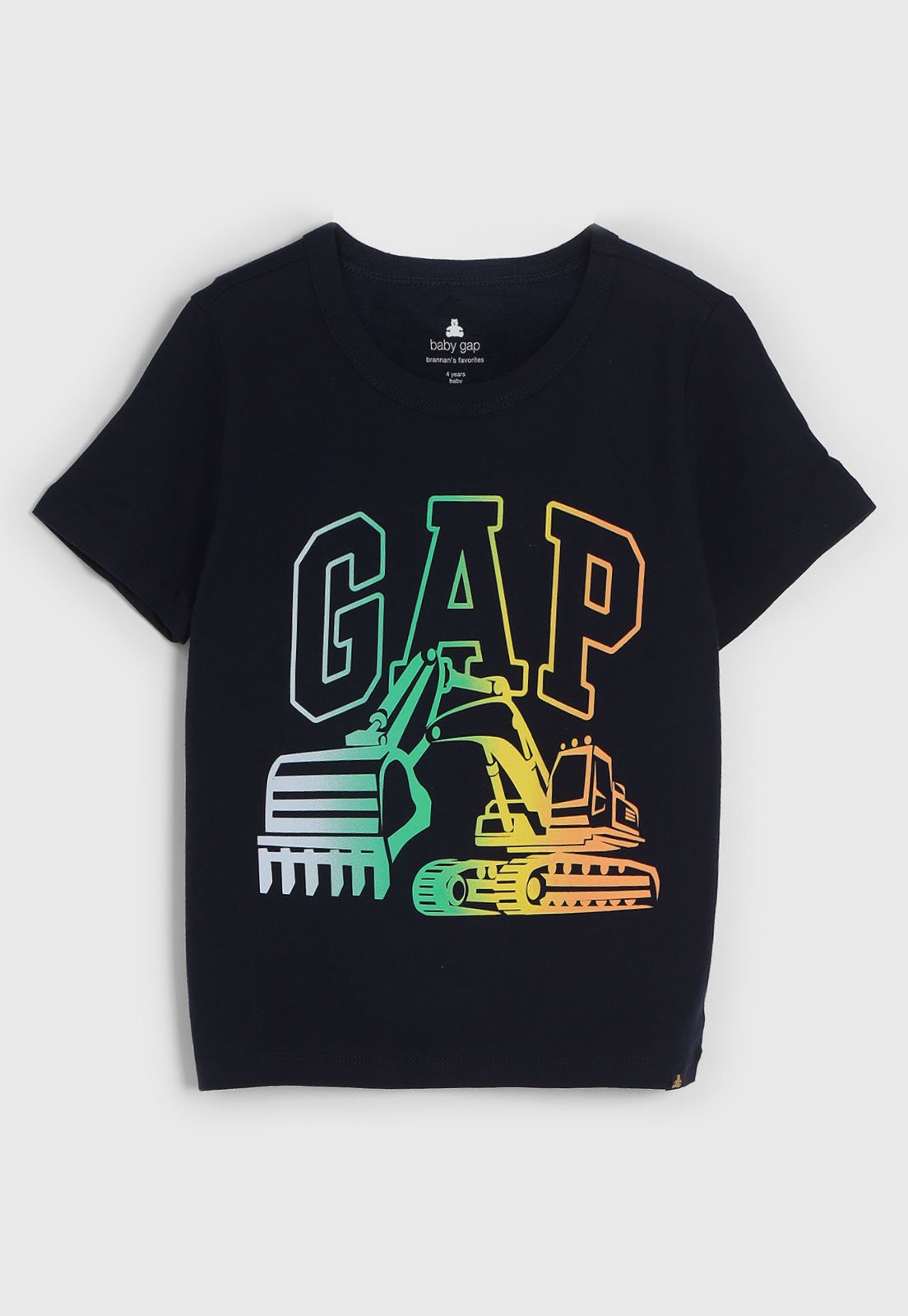 Infantil - Camiseta GAP Full Print Azul-Marinho