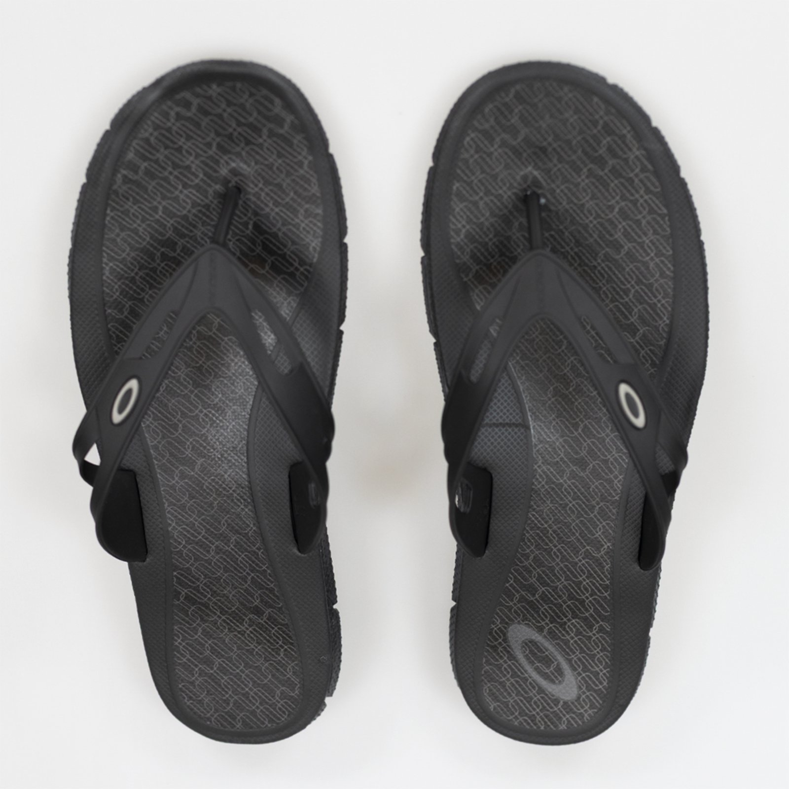 Chinelo Oakley Operative Heritage Jet Black - Jet Black - 39 Preto
