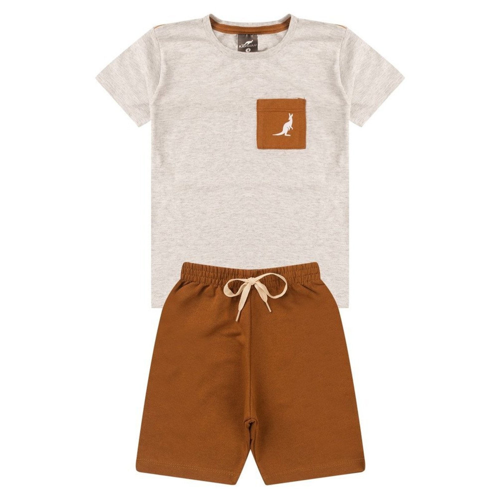 Infantil - Conjunto Menino Verão Bolso Kangulu
