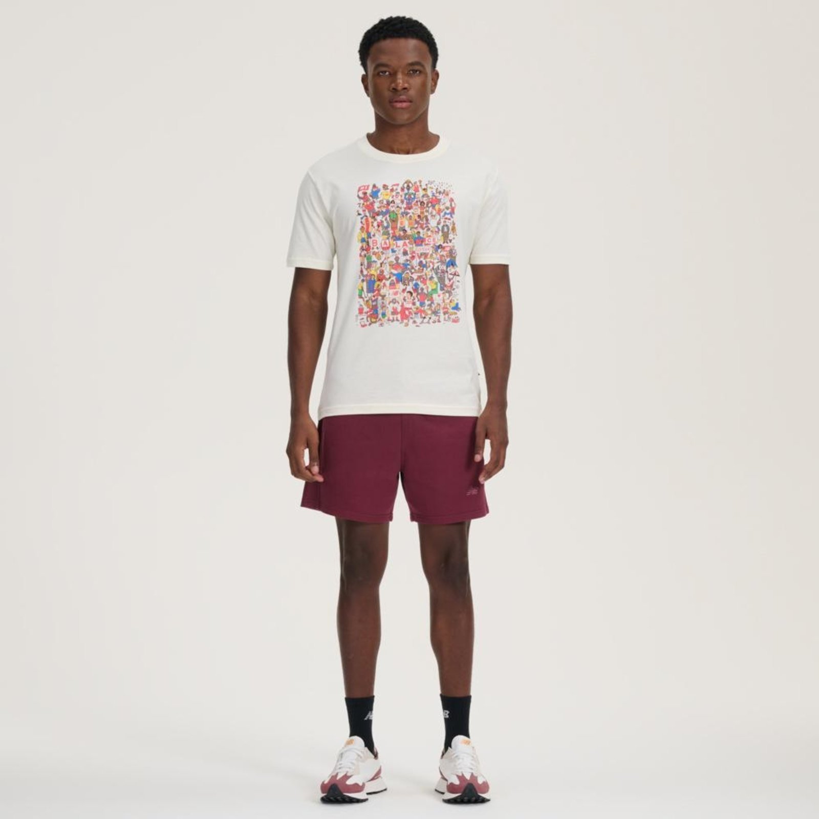 Vista 2 Camiseta Athletics Prep Rally Masculina New Balance incolor New Balance incolor