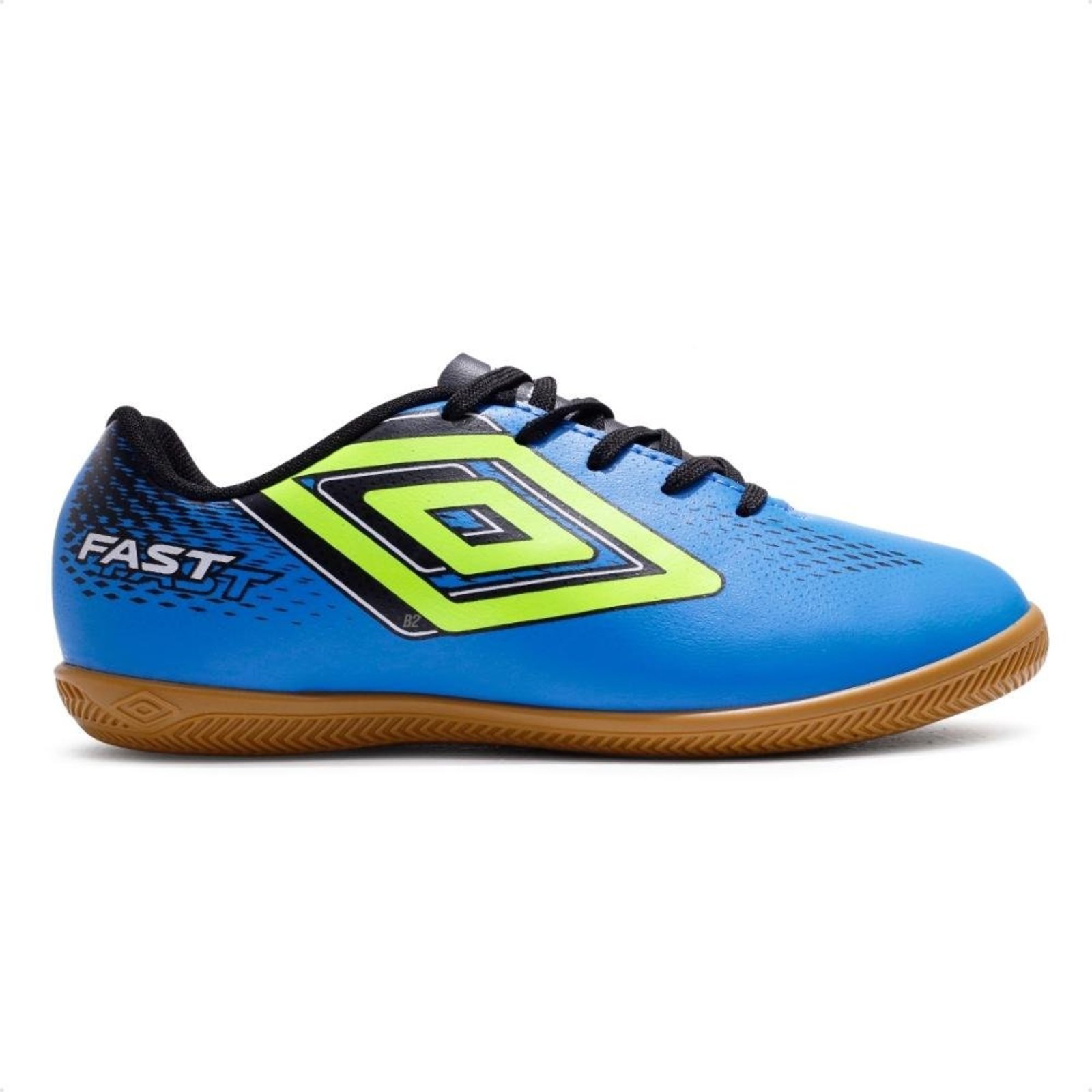 Chuteira Futsal Umbro Fast II Jr Azul