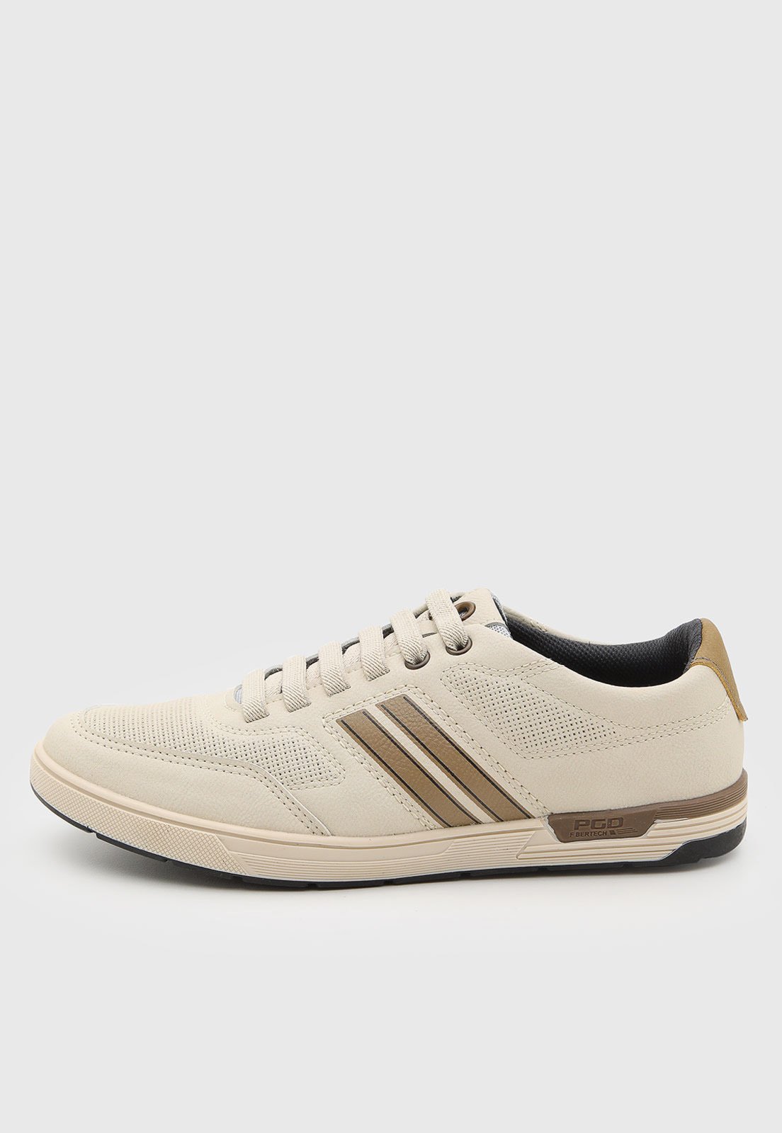 Tênis Masculino Pegada Recortes Off-White