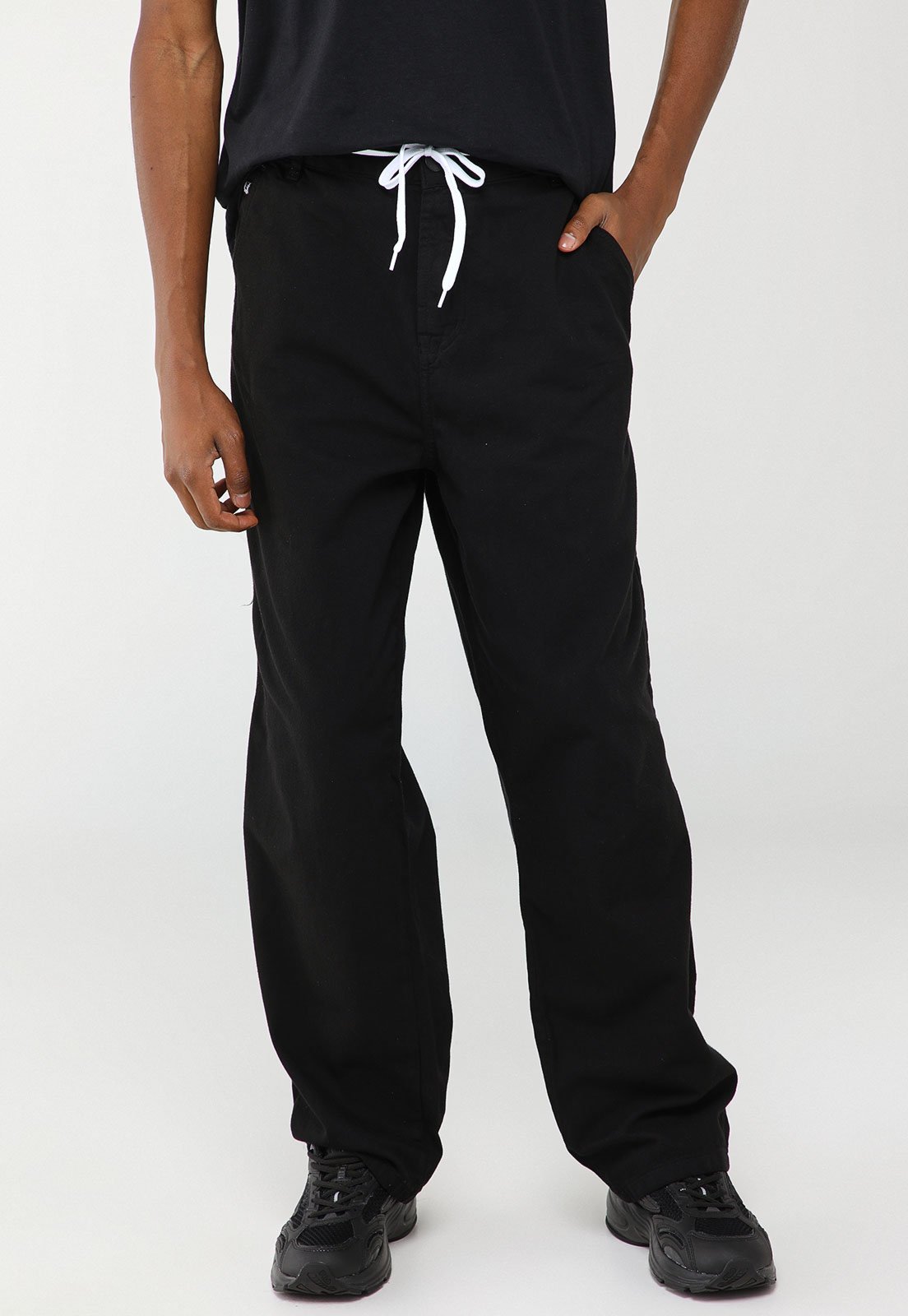 Calça Masculina DC Shoes Worker Baggy Twill Preta