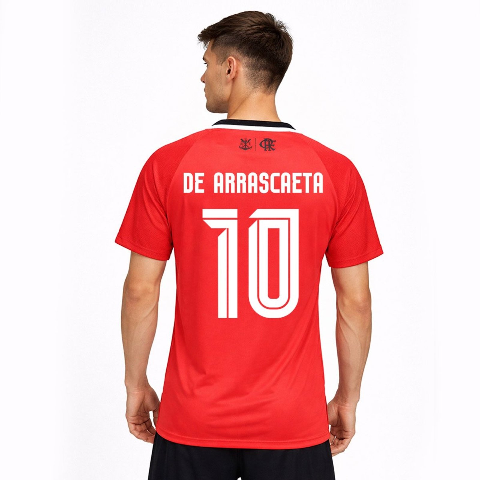 Camisa Flamengo Manto Vermelha 10 De Arrascaeta