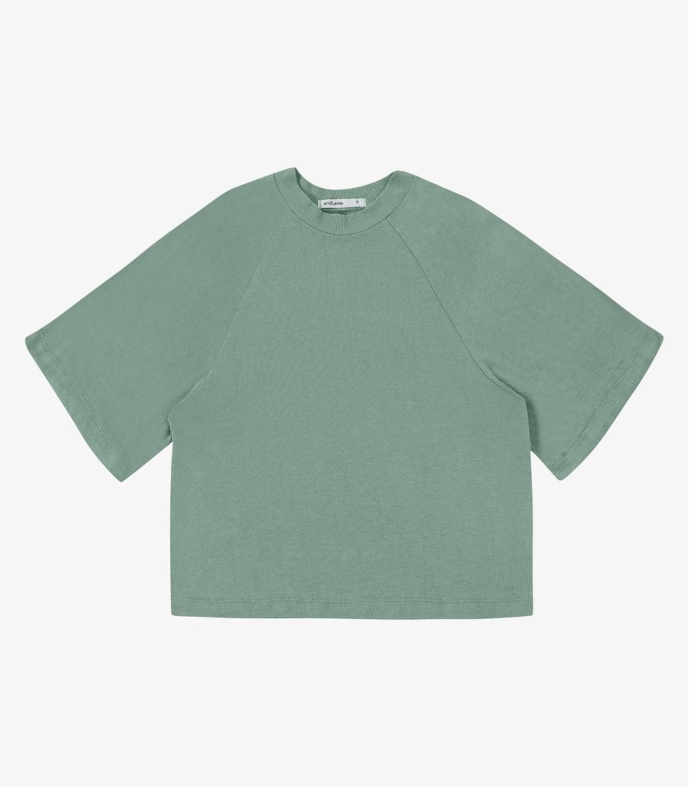 Blusa Feminina Raglan Viscotricot e Ribana Endless Verde