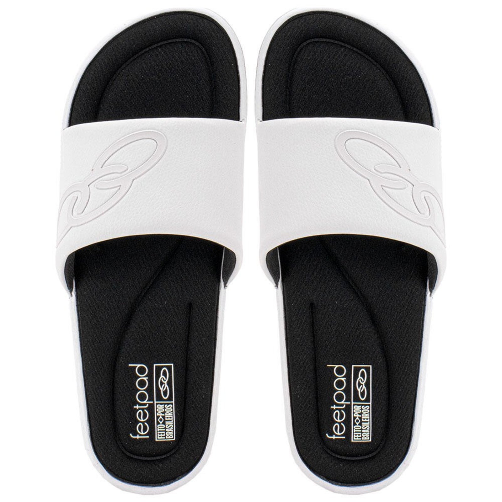Chinelo Masculino Slide Patmos Olympikus 54099152 0239152 Branco