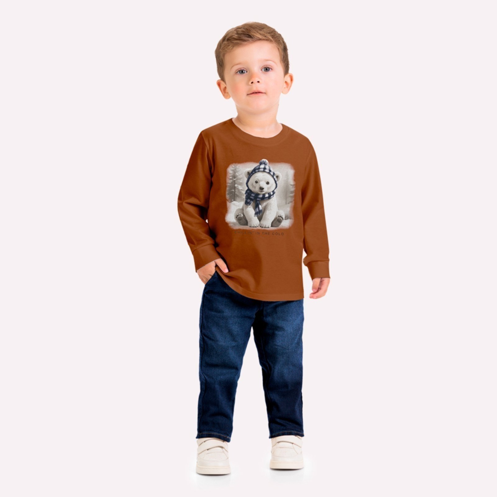 Infantil - Camiseta Menino Urso Milon
