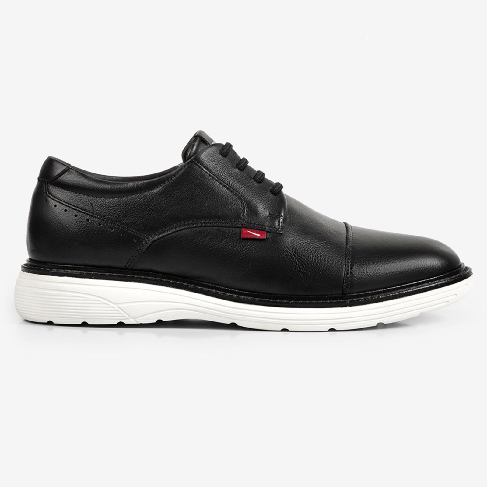 Sapato de Couro Ferracini Full 4566-696G Preto Masculino