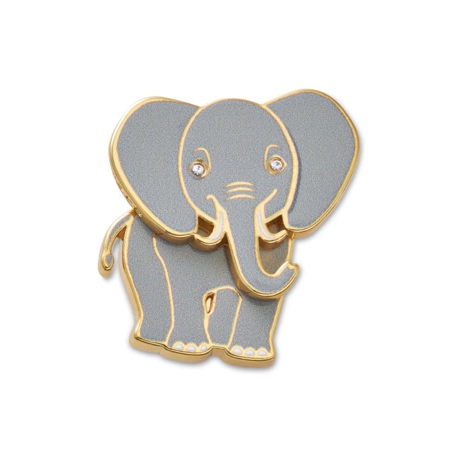Vista 2 Infantil - Jibbitz™ Elefante Dourado UNICO Crocs branco Crocs branco