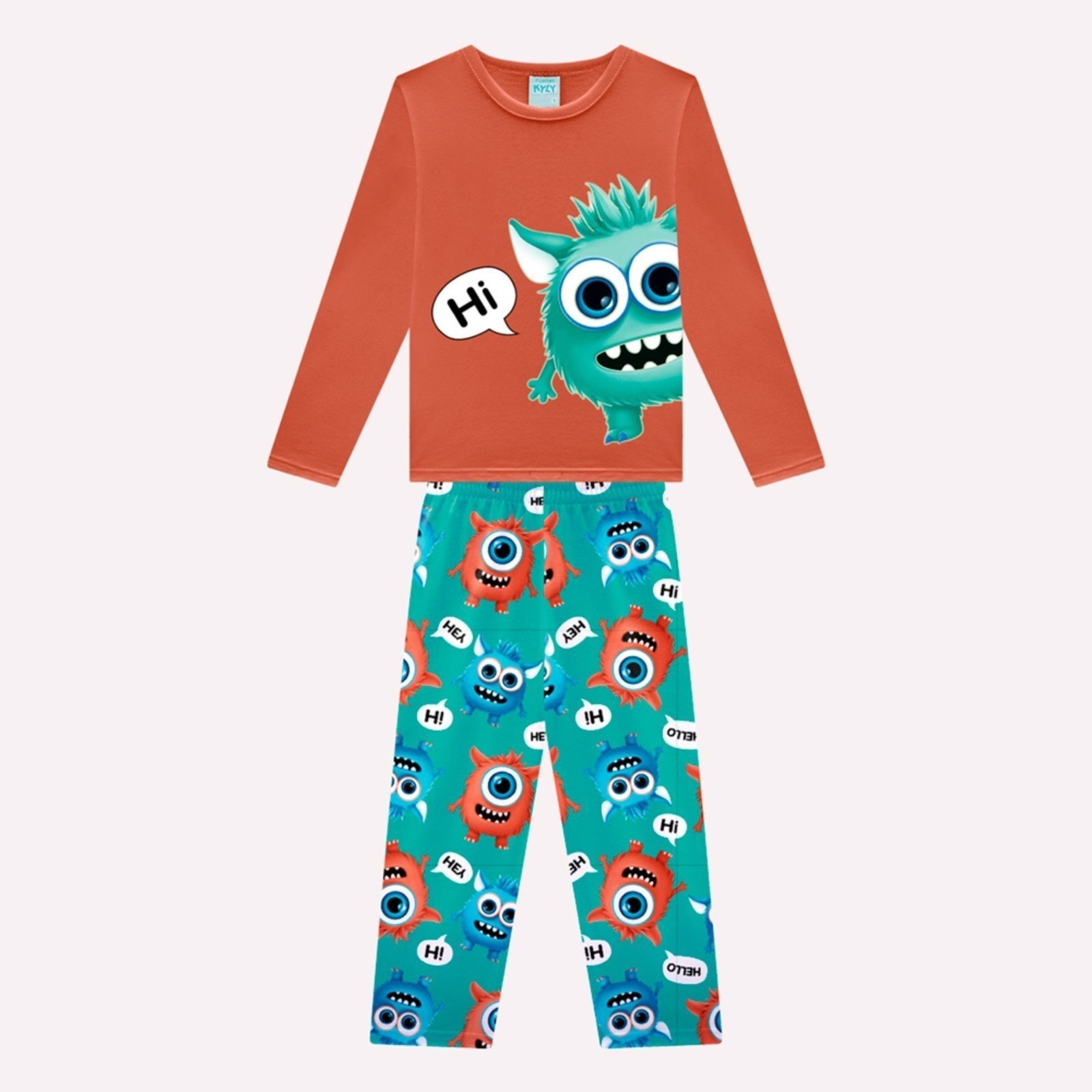 Pijama Menino Monstrinhos Kyly