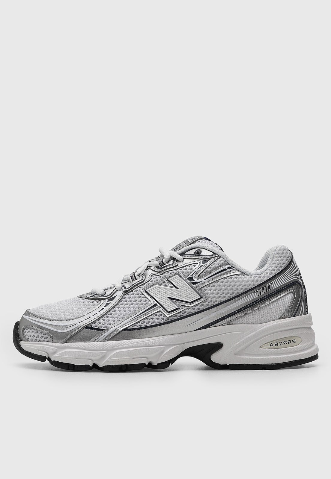 Vista 2 Tênis Unissex New Balance 740 branco New Balance branco