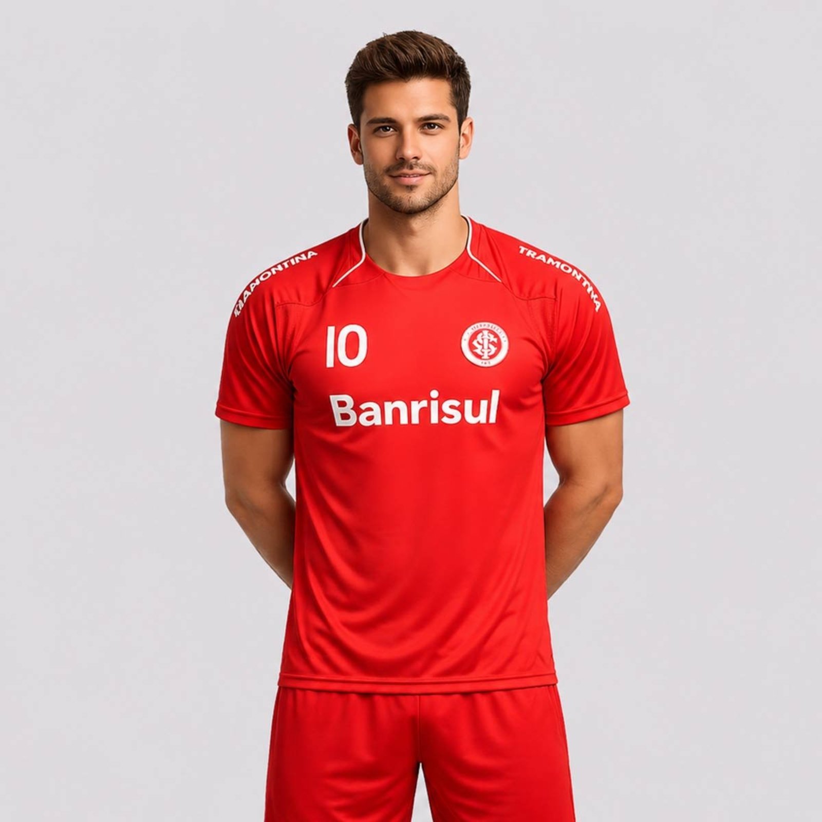 Camisa Internacional Retrô 2010 D'Alessandro Vermelha