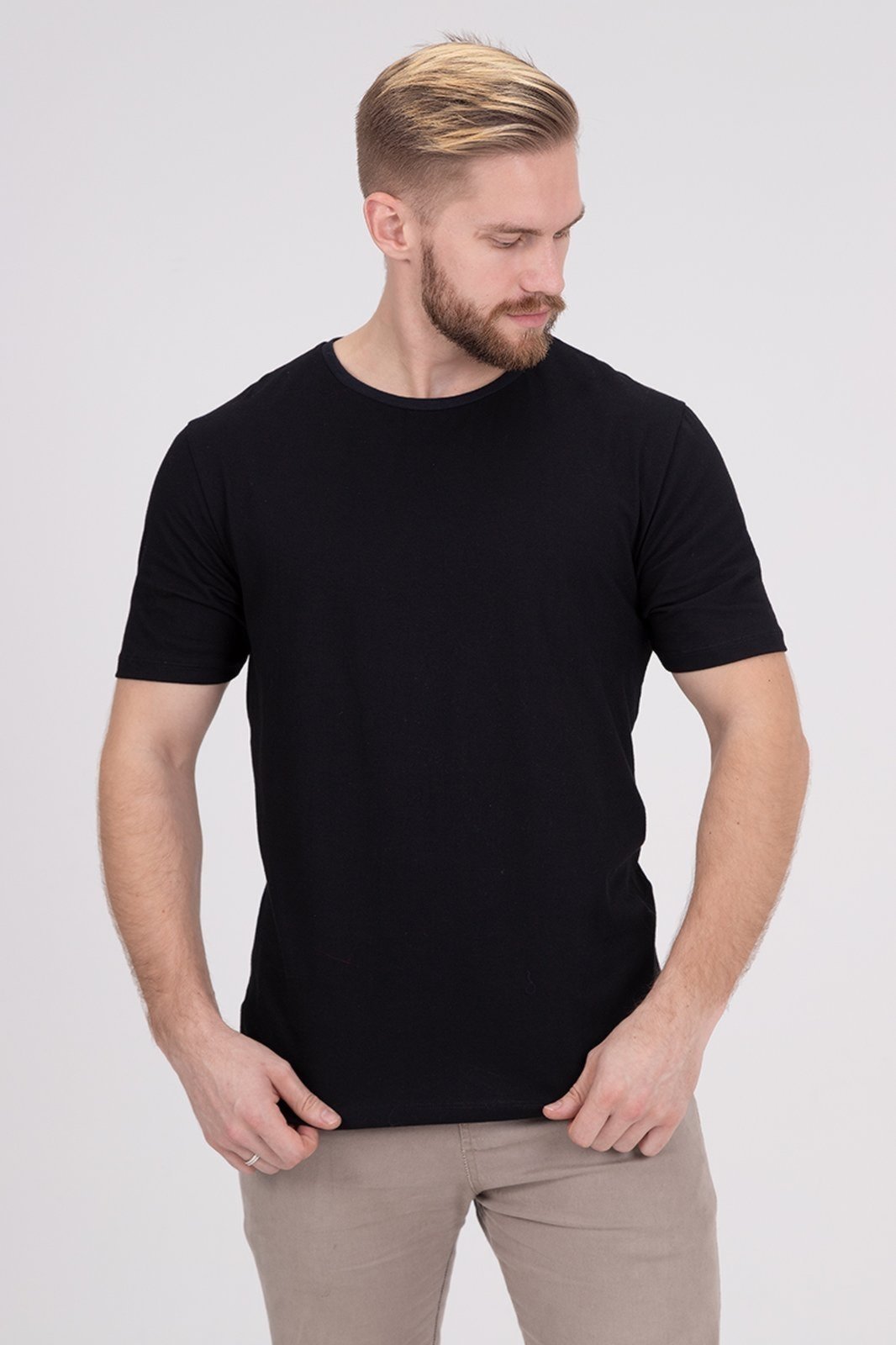 Vista 3 Kit 3 Camisas Básicas Adulto VIDA COSTEIRA preto VIDA COSTEIRA preto