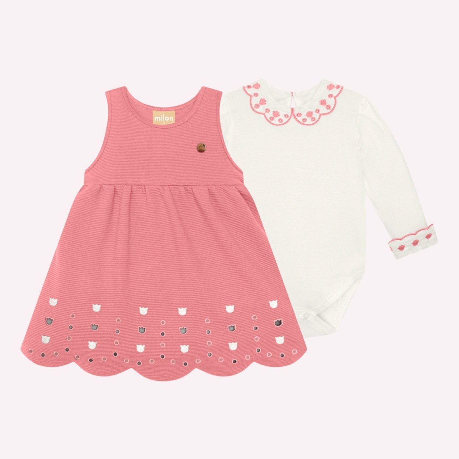 Infantil - Conjunto Menina com Corte a Laser Milon