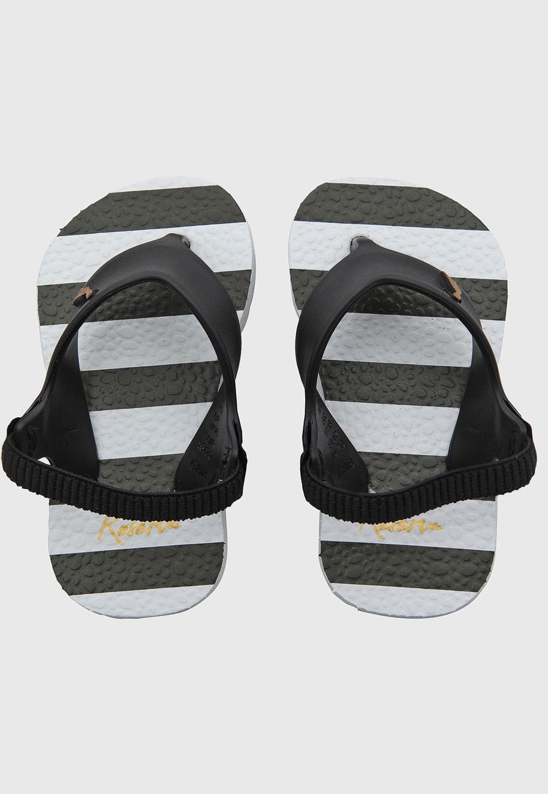 Infantil - Chinelo Reserva Mini Tiras Preto