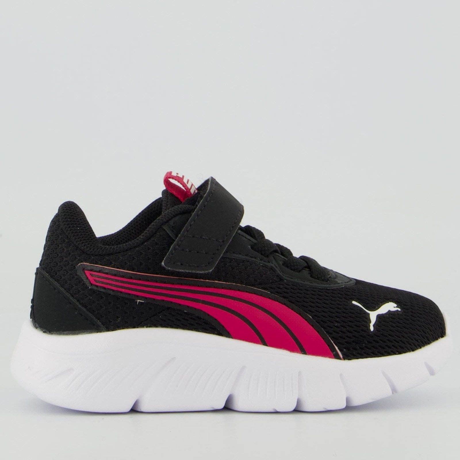 Infantil - Tênis Puma Flexfocus Modern Ac Preto e Rosa
