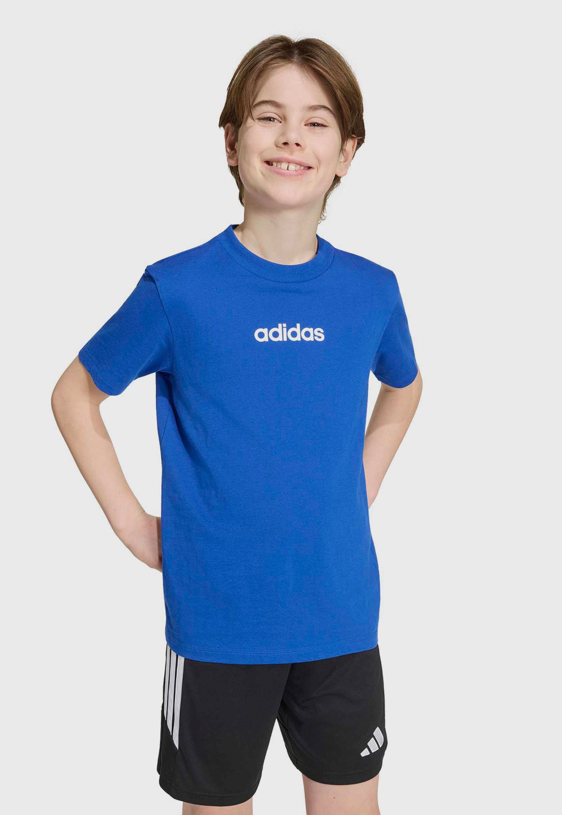 Infantil - Camiseta adidas Sportswear Logo Azul