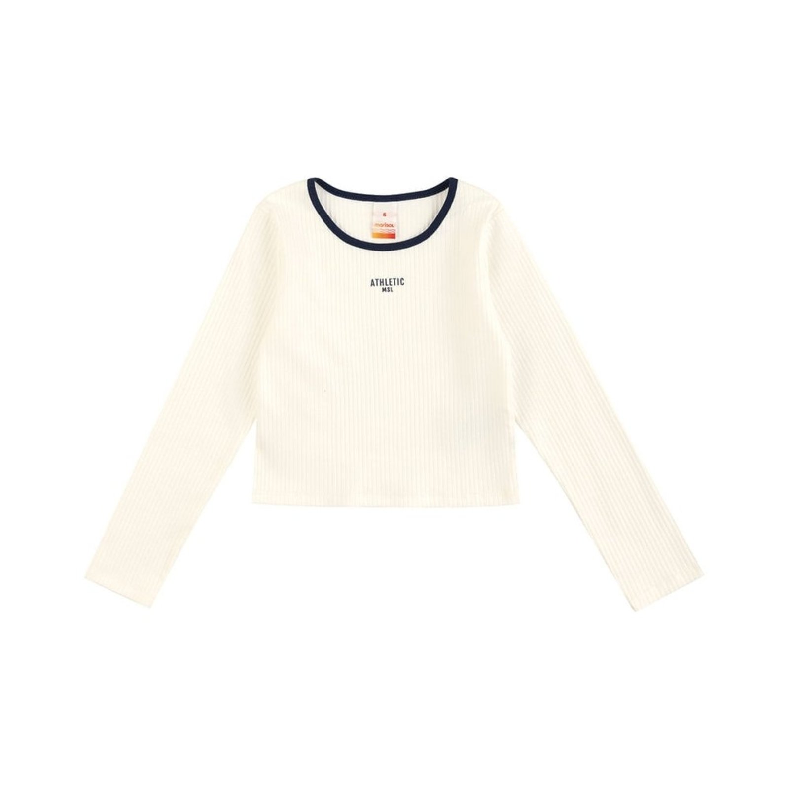 Infantil - Blusa Cropped Manga Longa Menina Marisol
