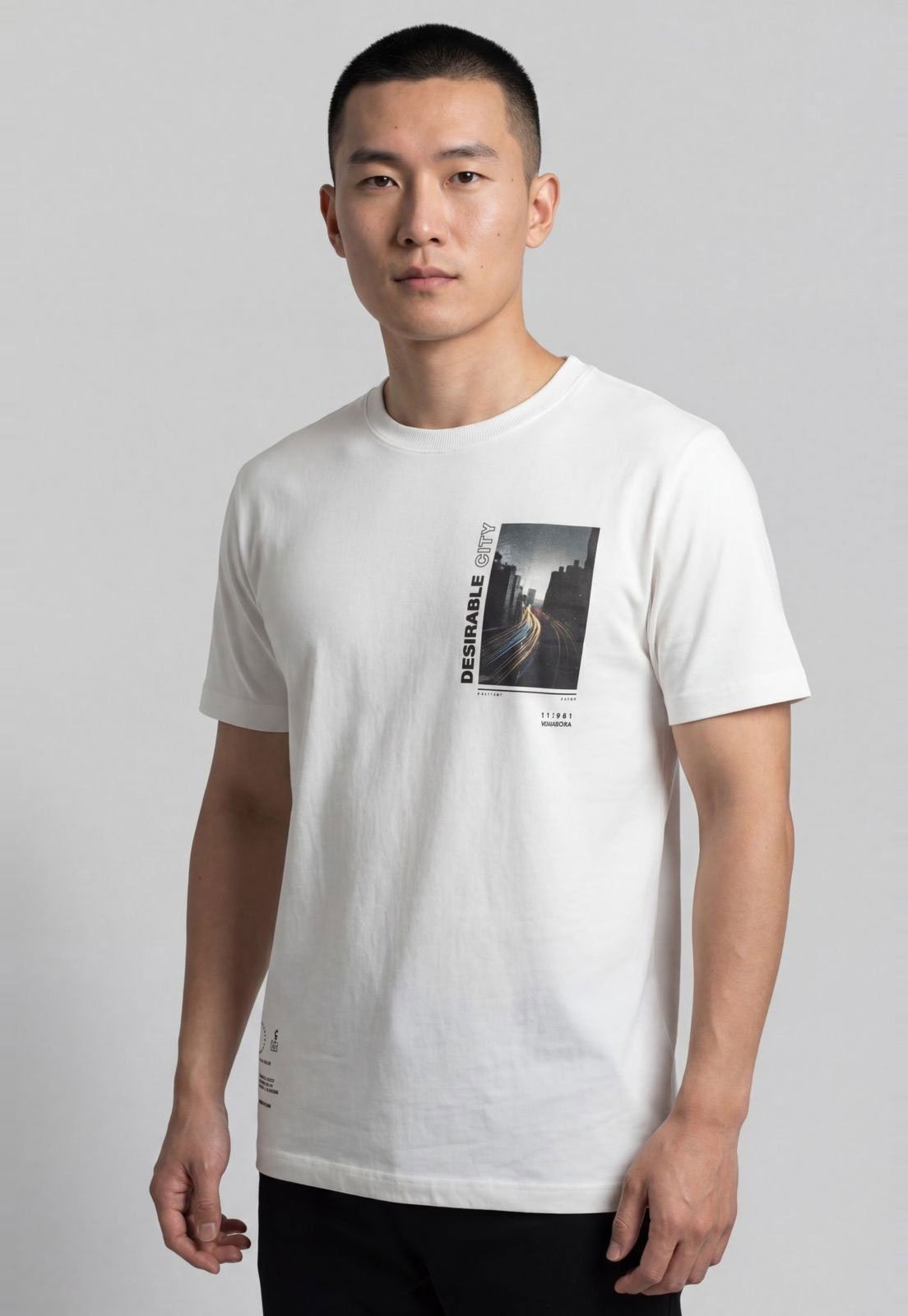 Camiseta Masculina Forum Estampa Desirable City Branca