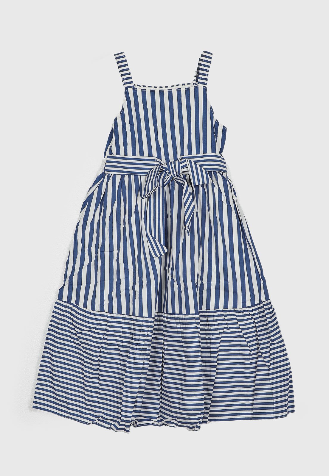 Infantil - Vestido Milon Listrado Azul
