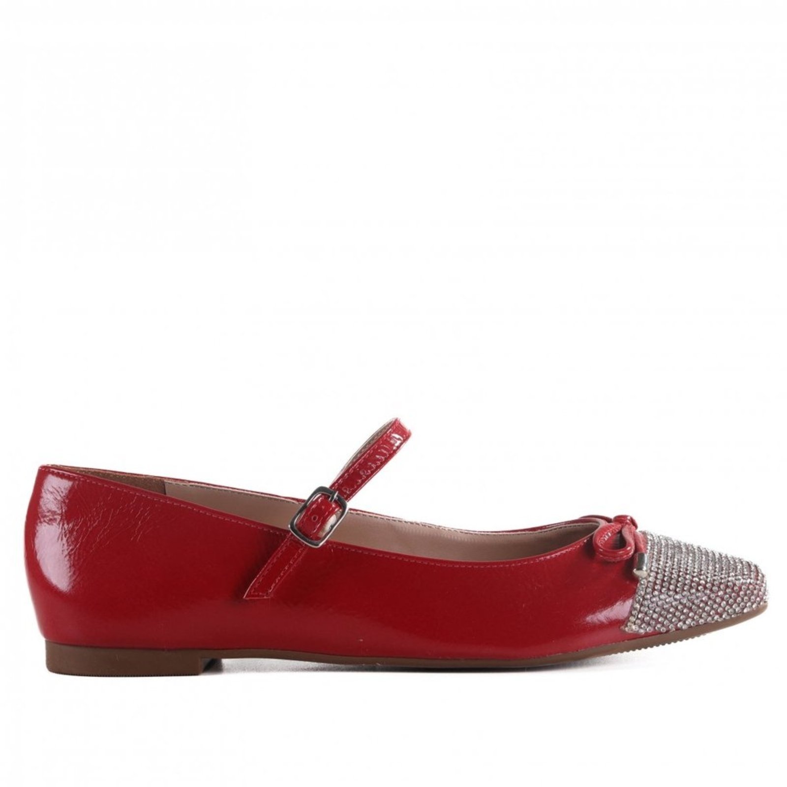 Sapatilha Feminina Brilho Zariff 10018247 Zariff Vermelho