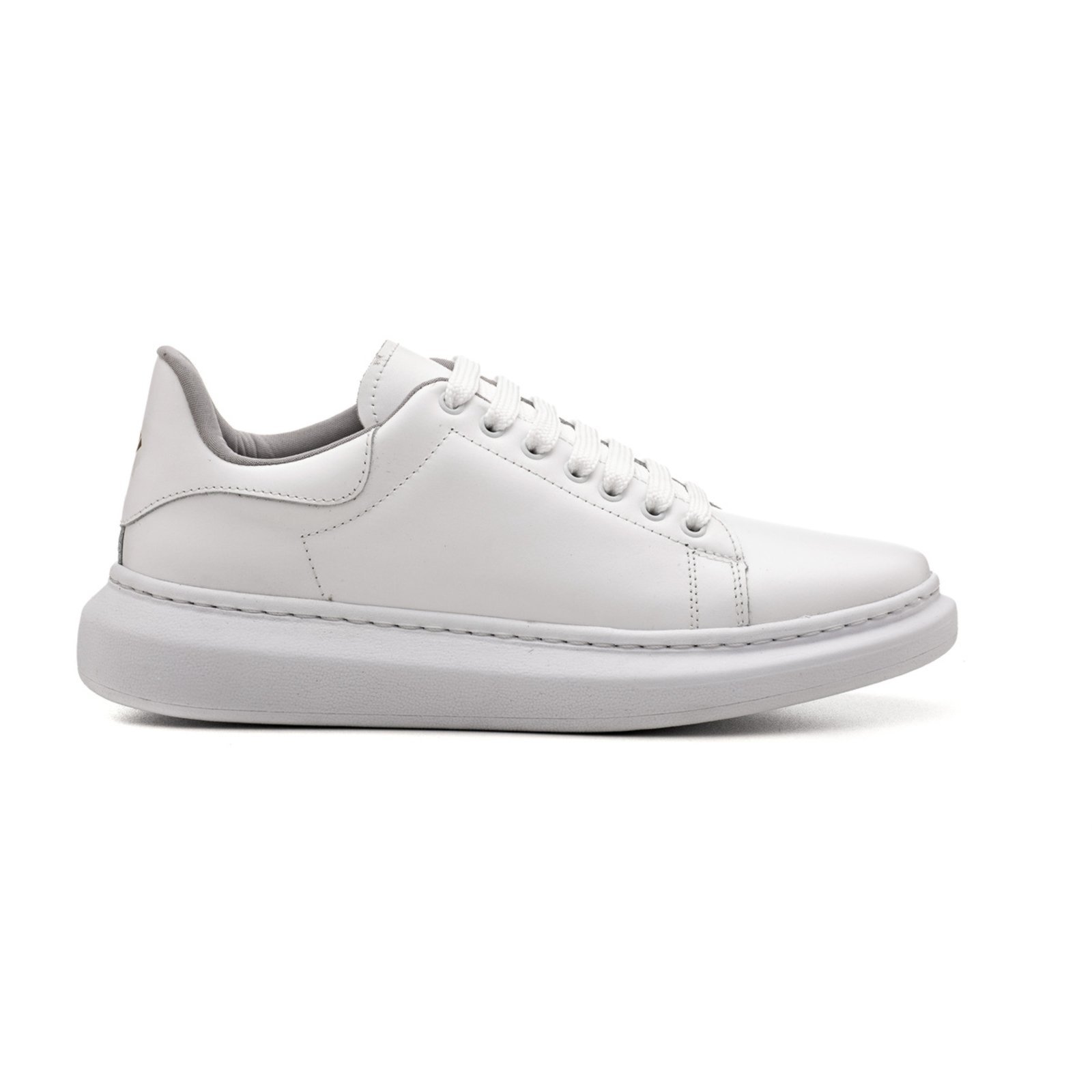 Tenis Classico Masculino Couro Legitimo Confortavel 6049 Branco