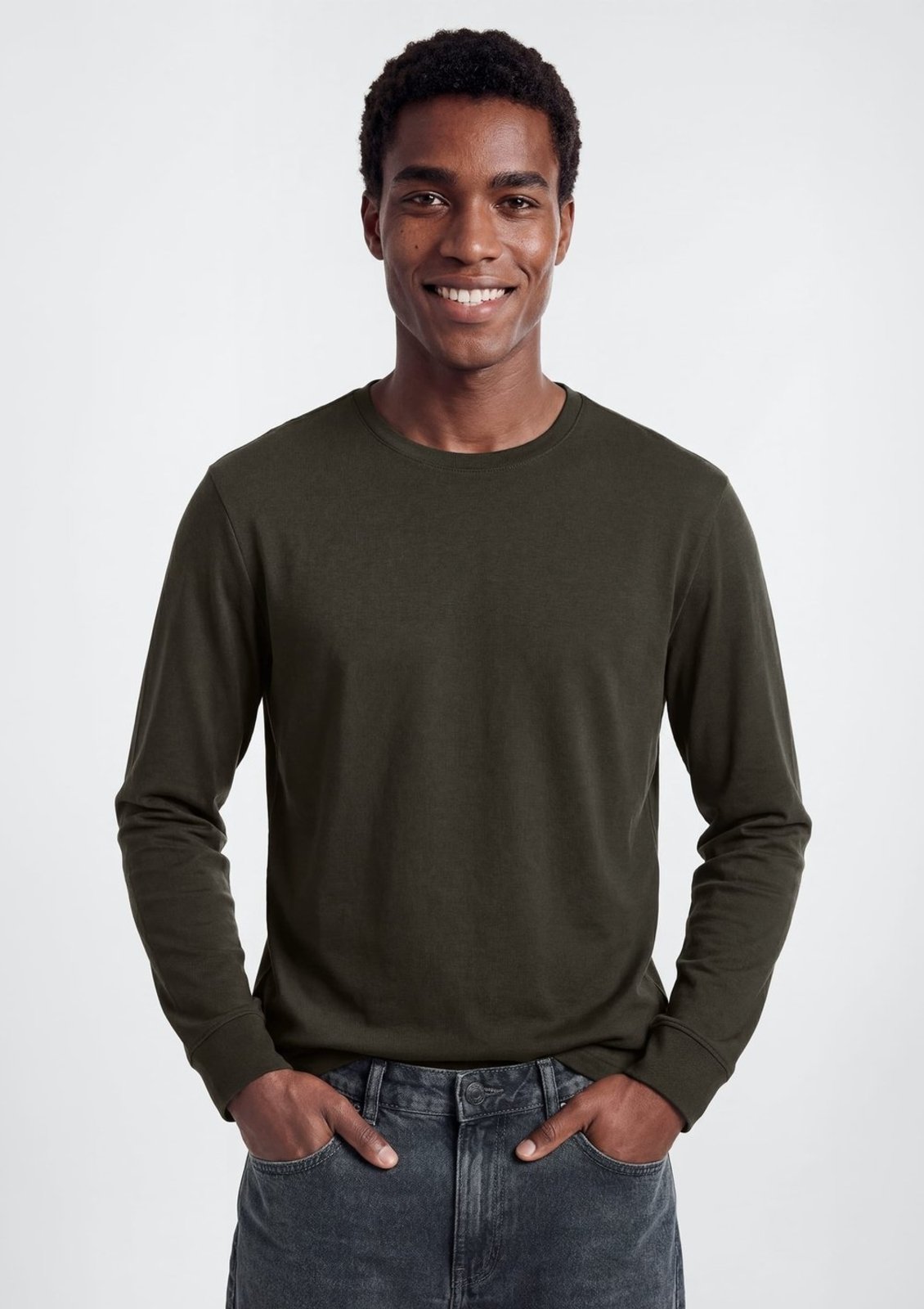 Camiseta Masculina Manga Longa Super Cotton Pima Hering