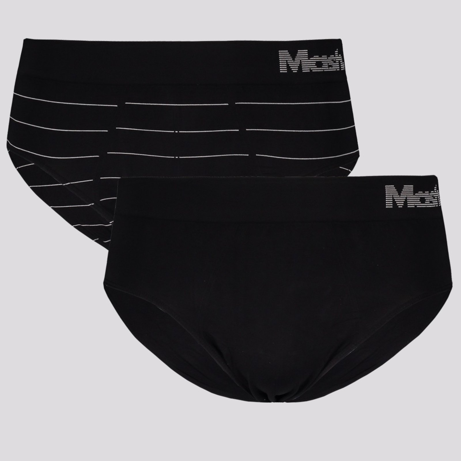 Kit de 2 Cuecas Slip Mash Preta