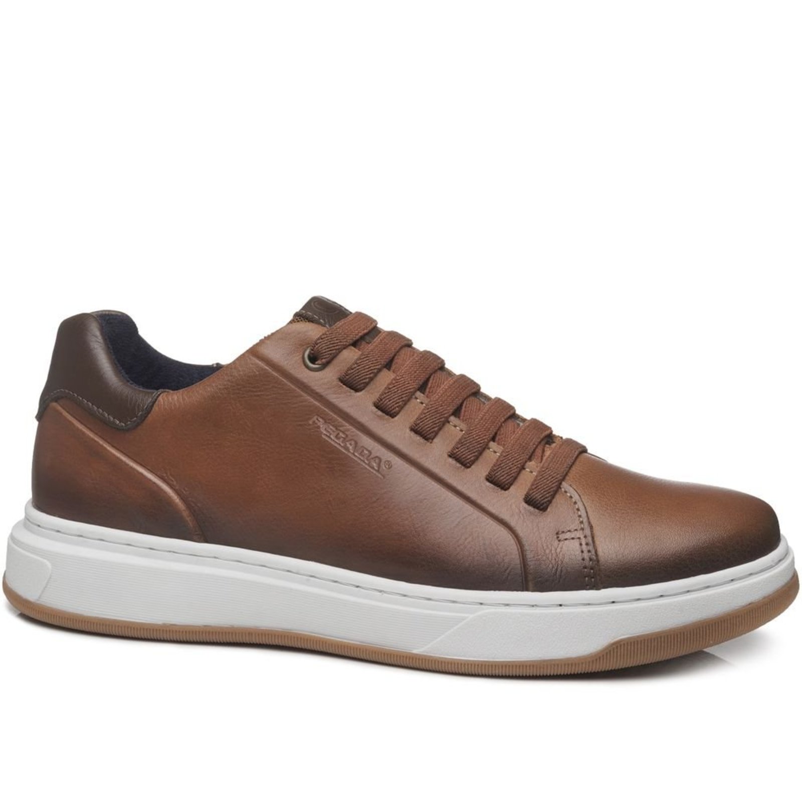 Tênis Casual Pegada Masculino em Couro Pinhão 111702-05 Tênis Casual Pegada Masculino em Couro Pinhao 111702-05 40