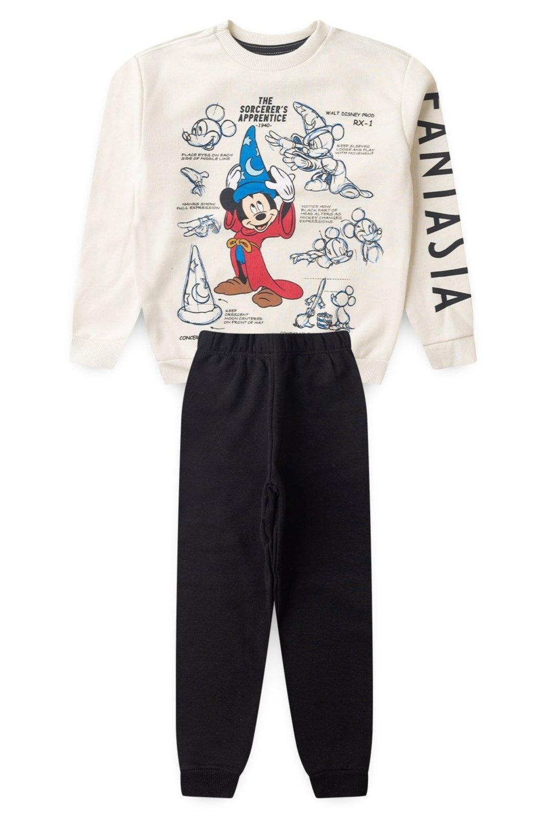Infantil – Conjunto Disney Menino Masculino Mickey Off White