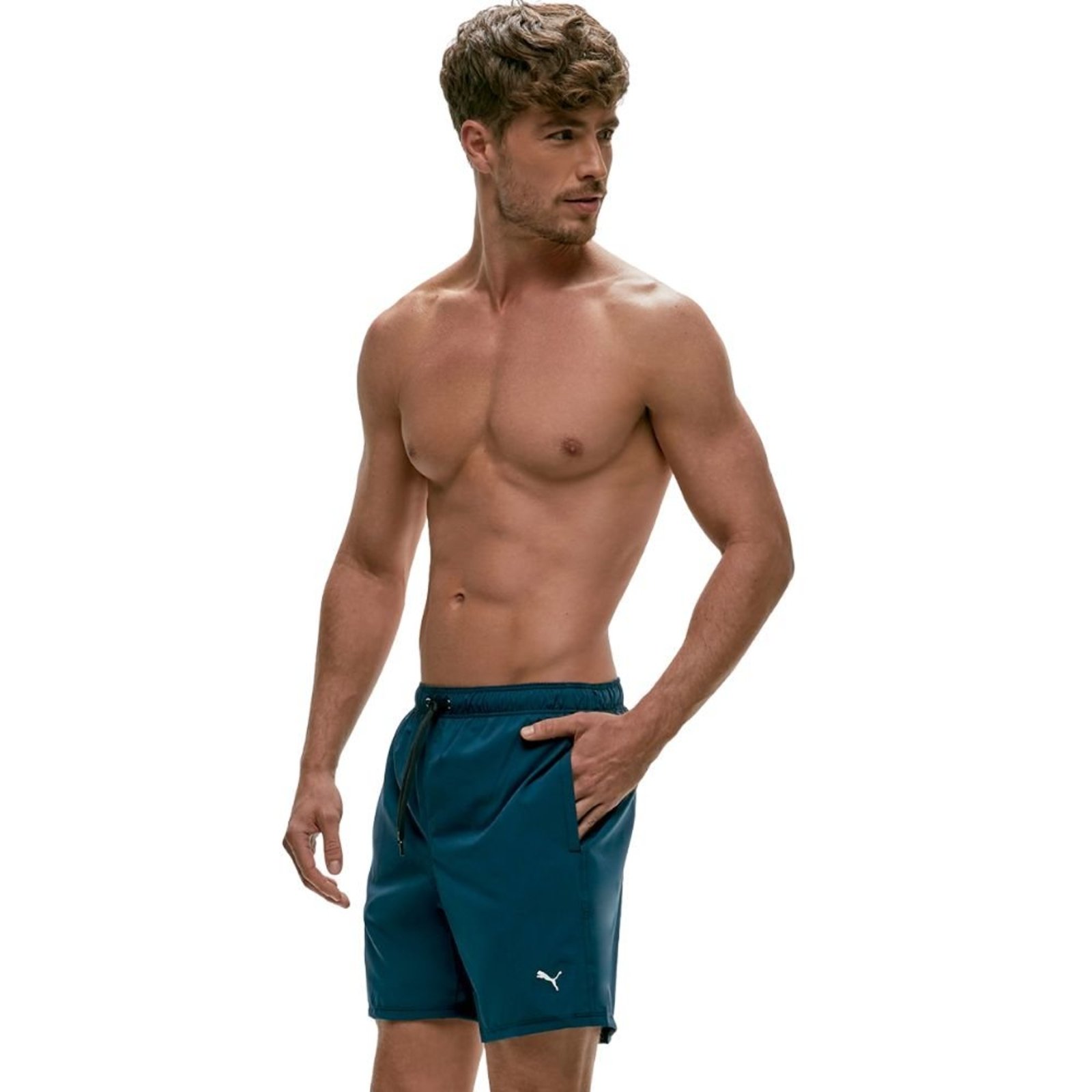 Shorts Médio Praia Liso Adulto Puma 26170