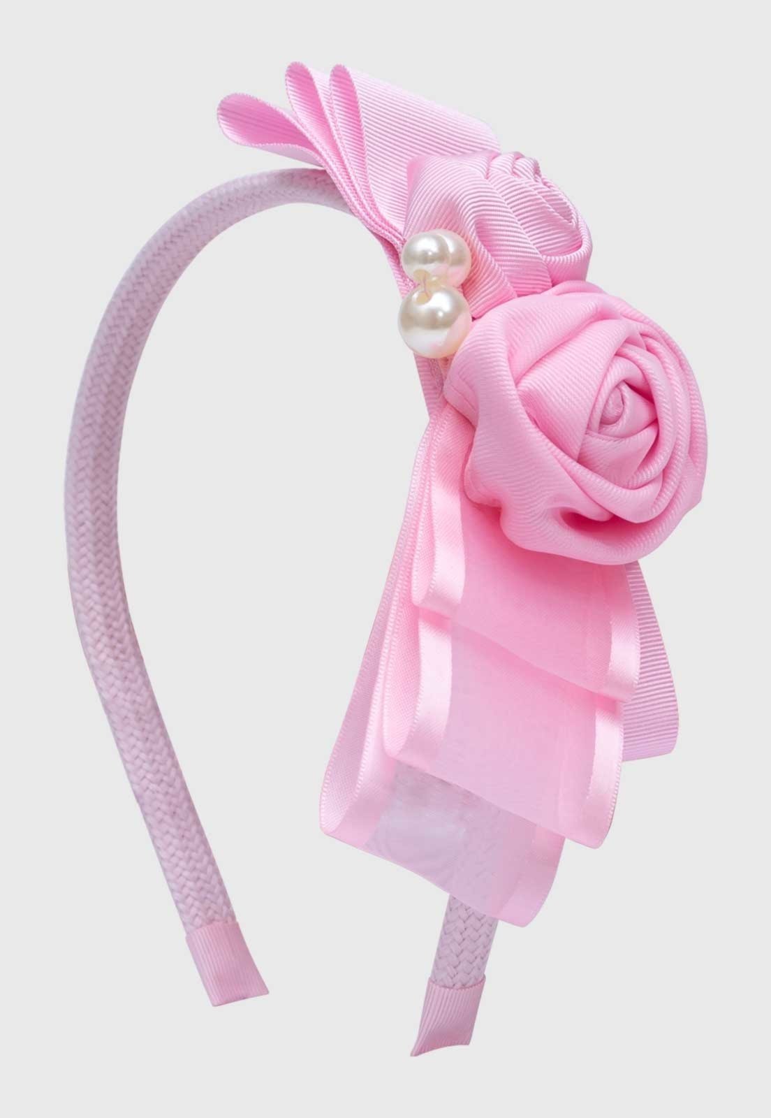 Vista 2 Infantil - Tiara Popidi Menina Elegance rosa Pópidí rosa