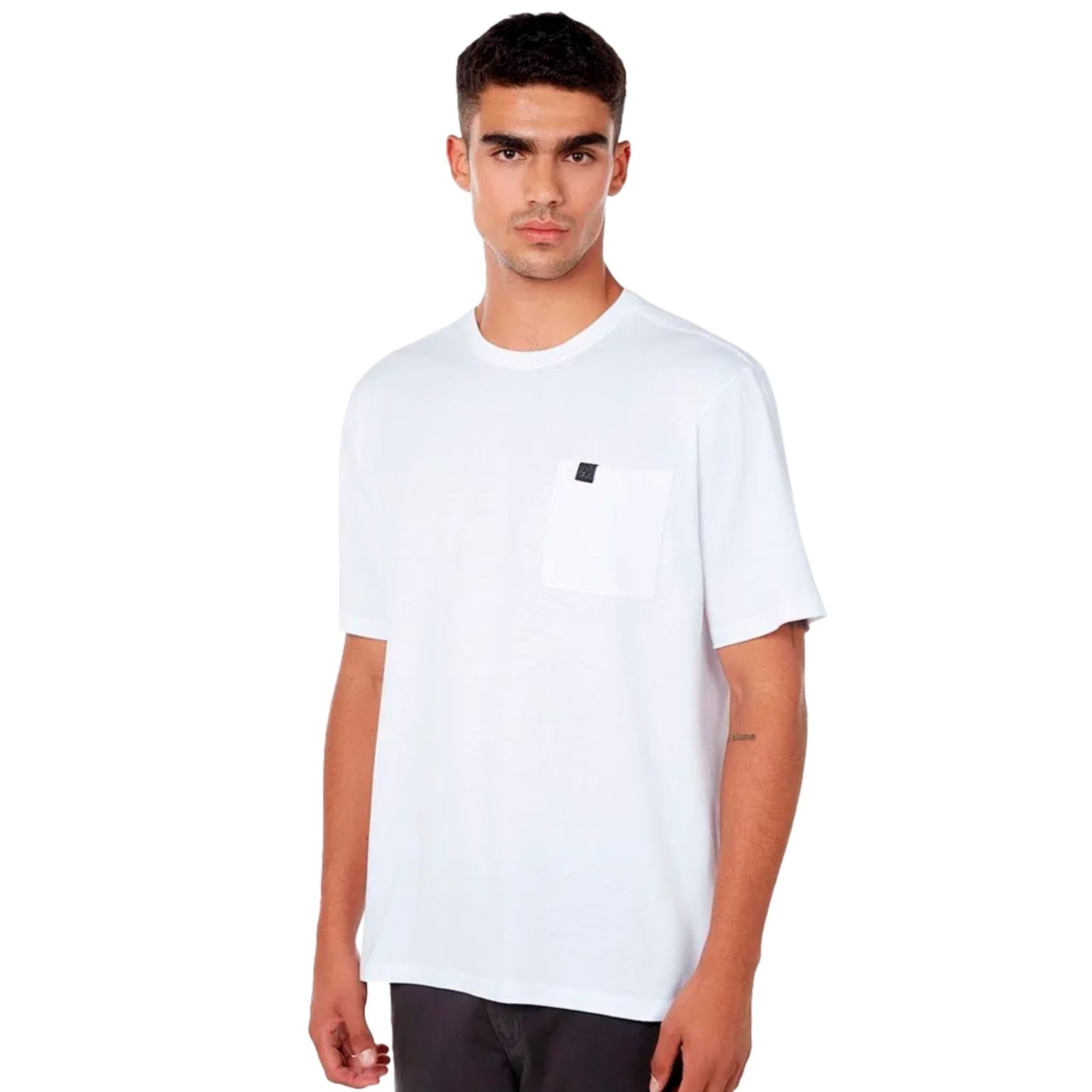 Camiseta John John Pocket In24 Branco Masculino
