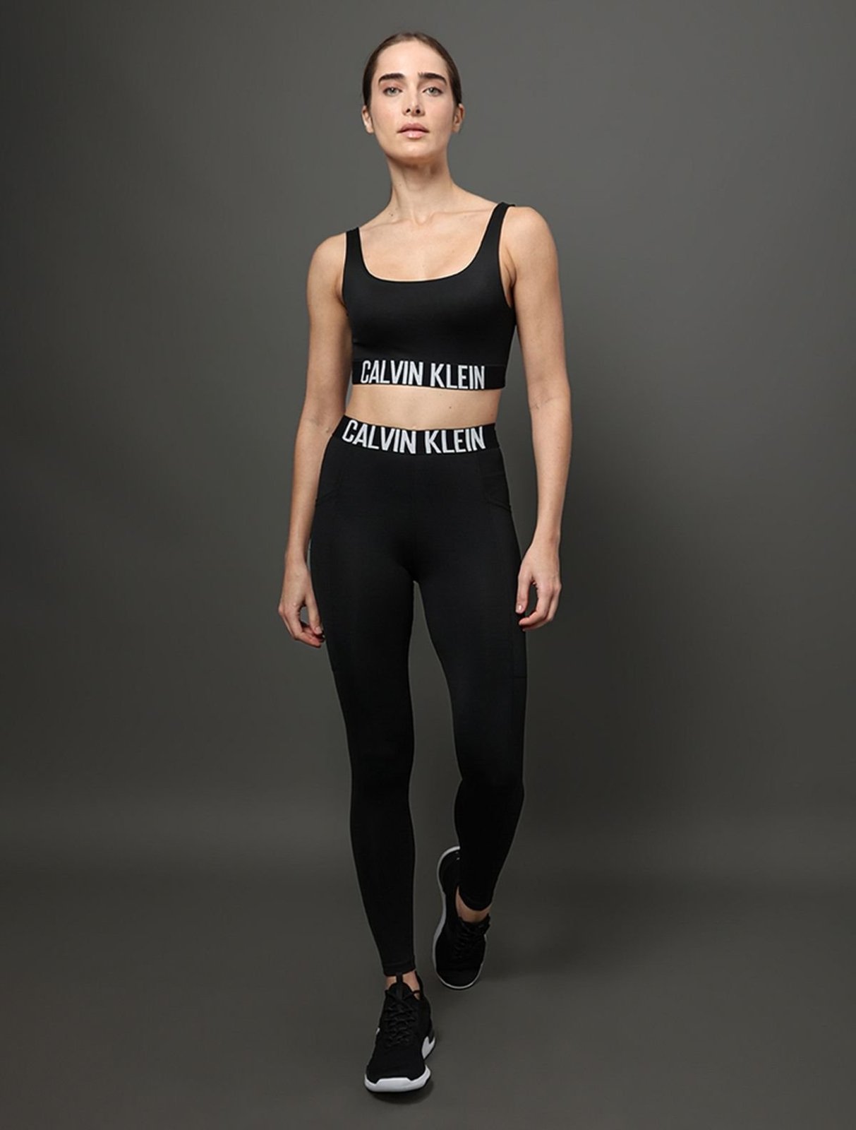Calça Legging Feminina Intense Power Calvin Klein Sport - Preto Calvin Klein Jeans