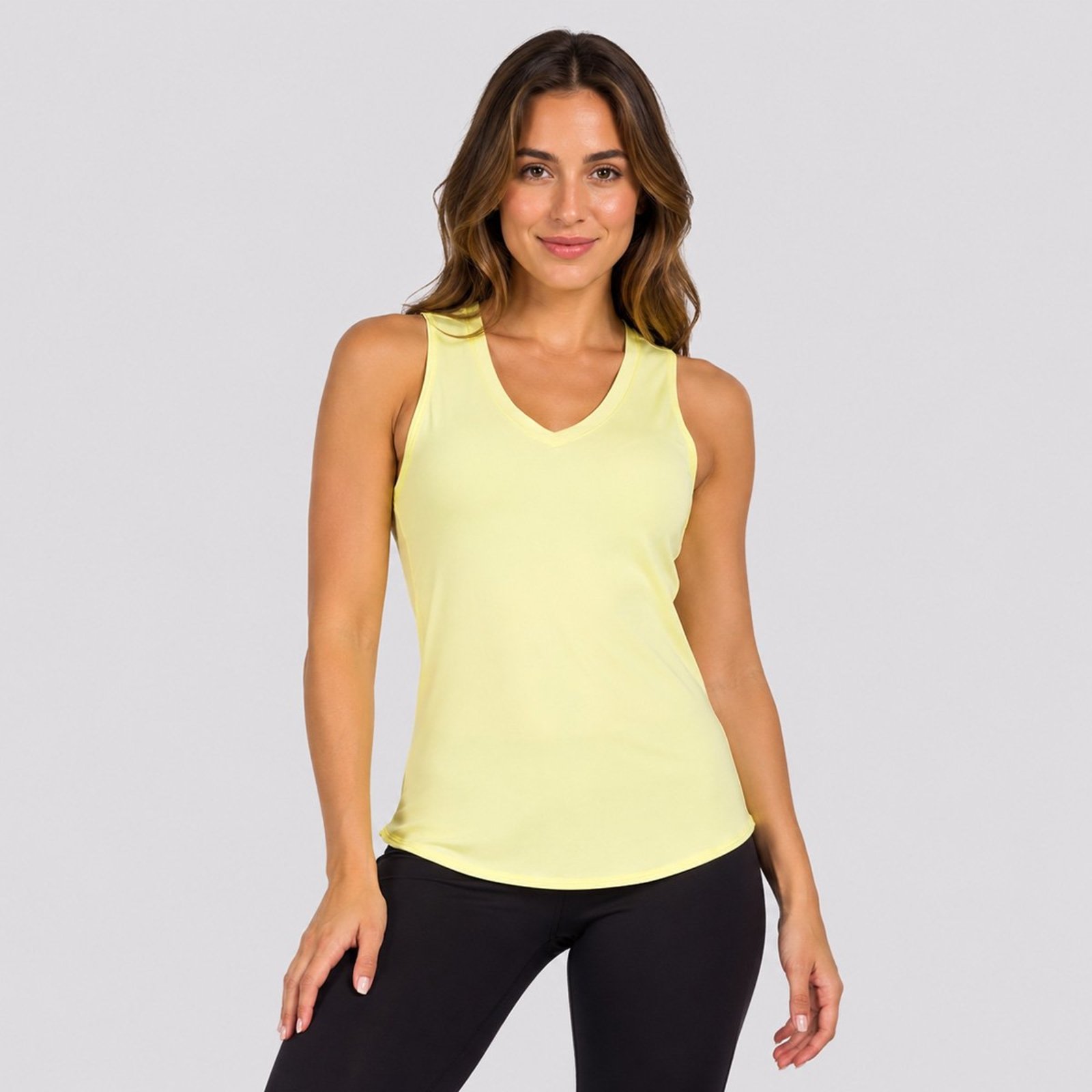 Regata Fila Easy Training Crepe Flow Feminina Amarela