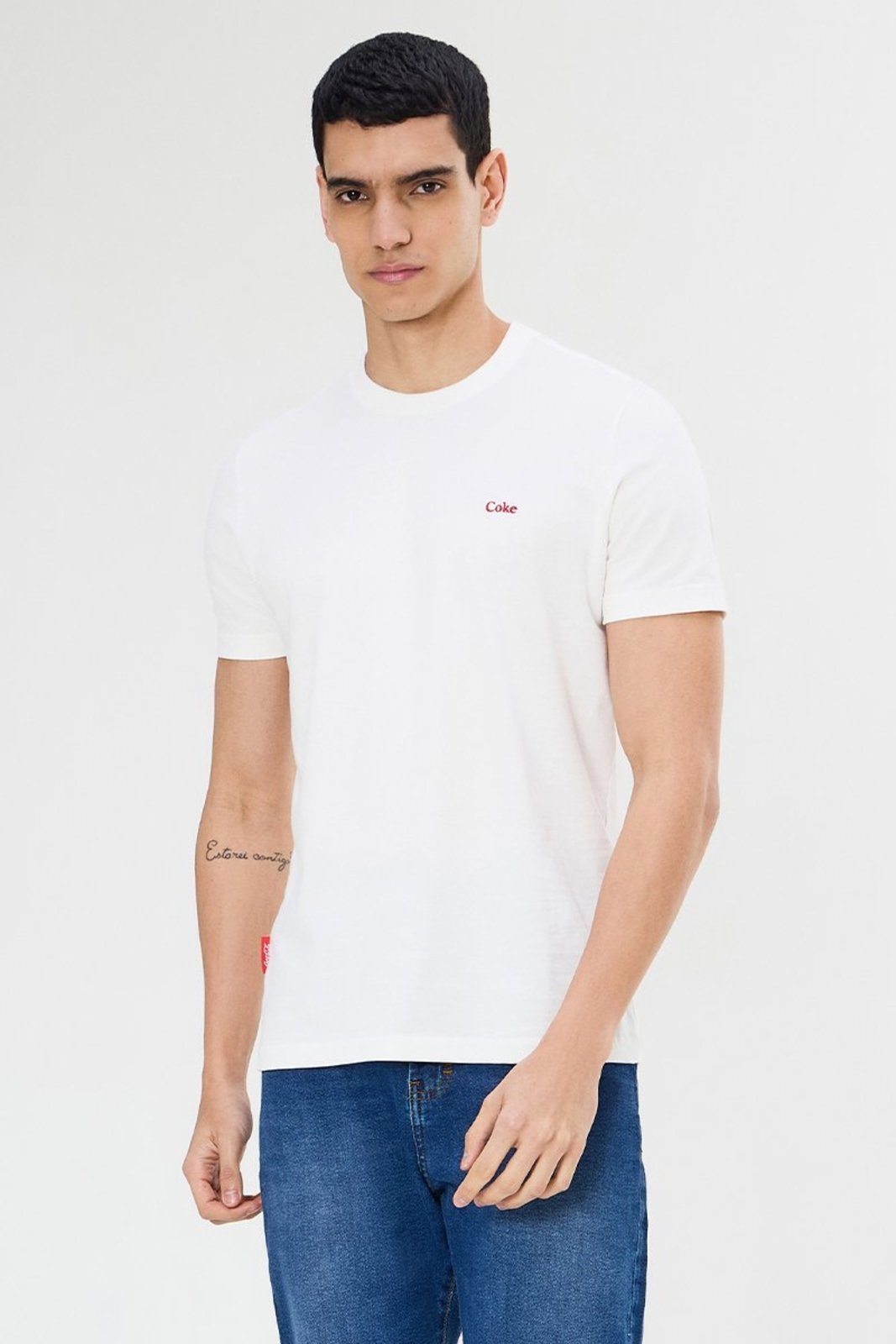 Camiseta Masculina Básica Coke