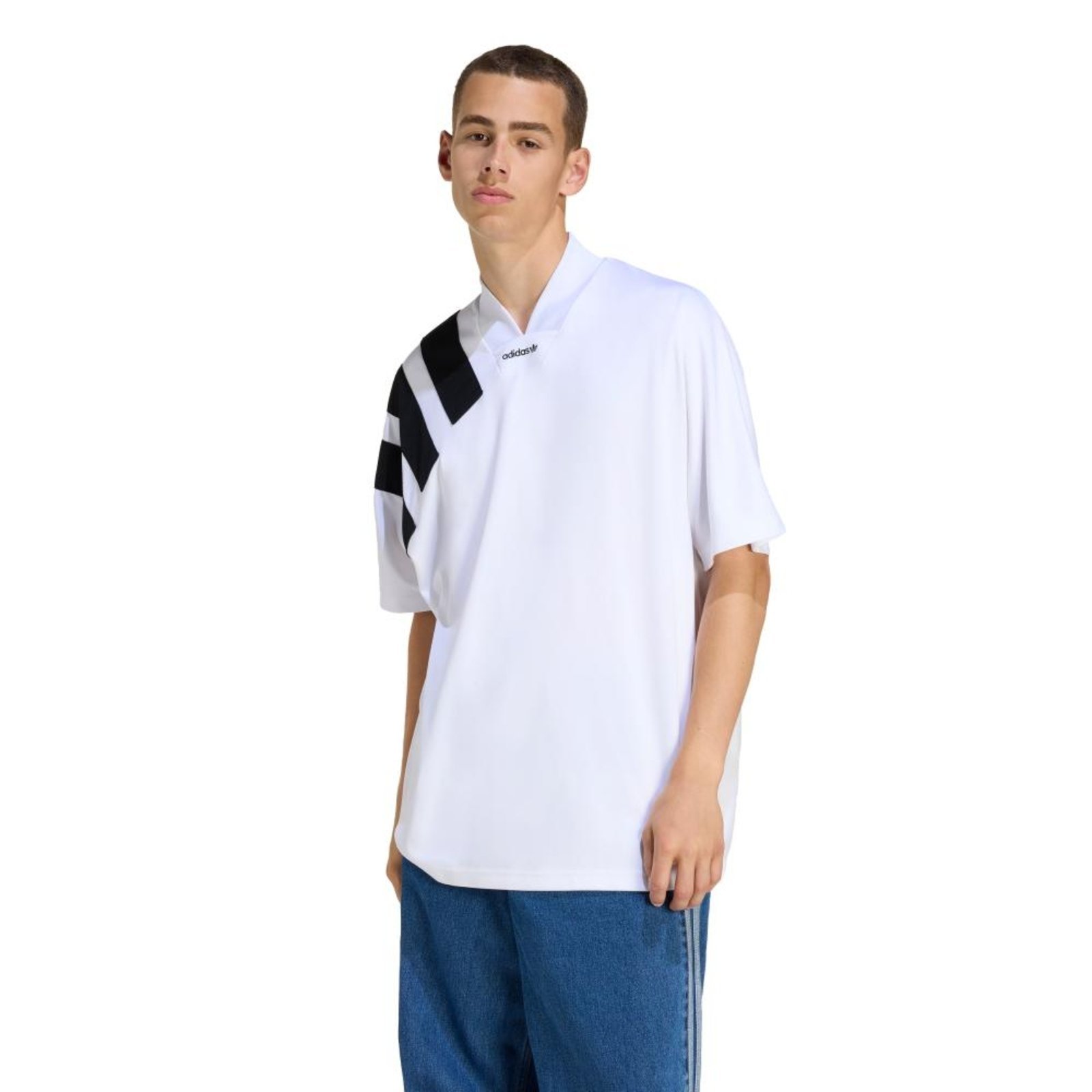 CAMISA ADICOLOR BLOCKED adidas Originals Branco