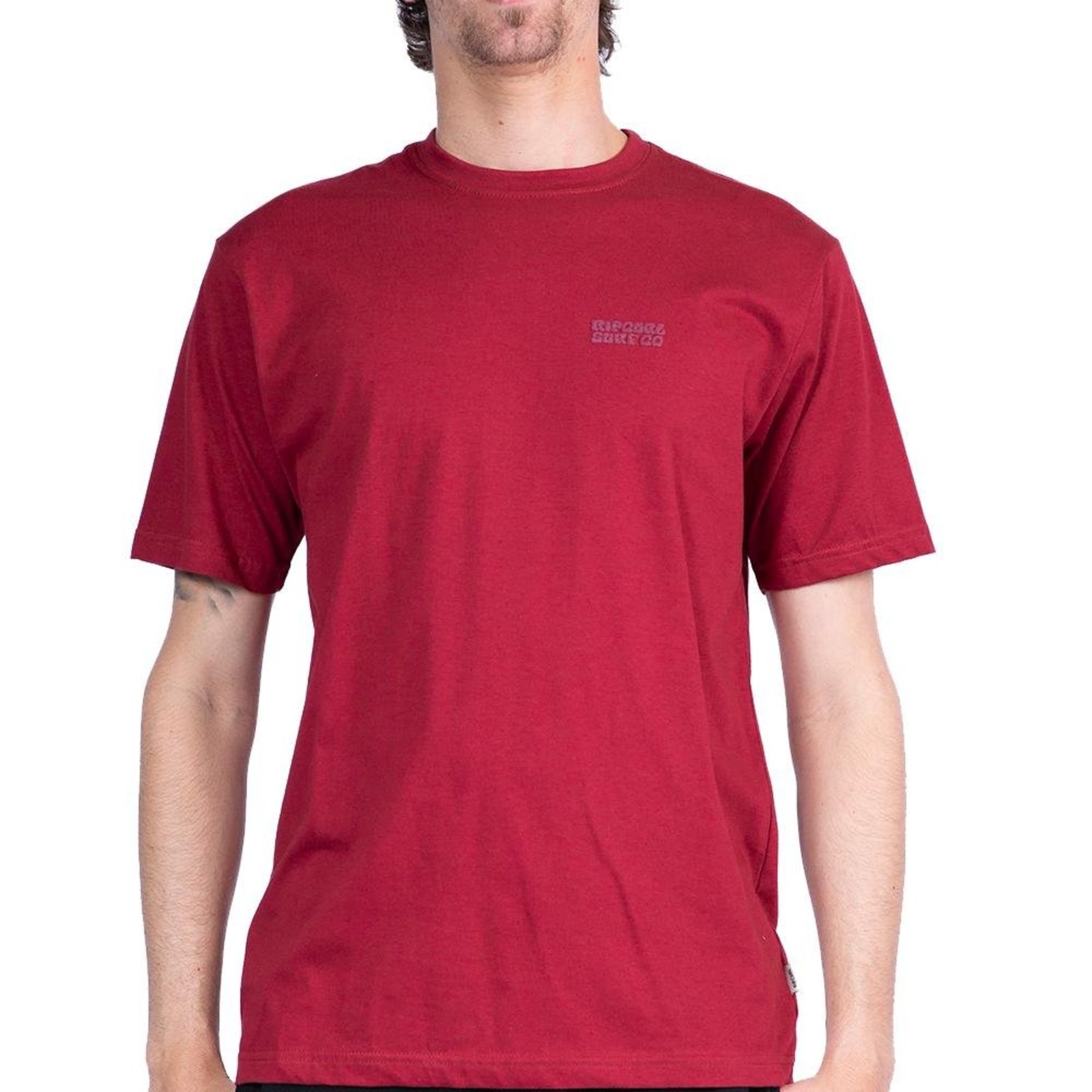 Camiseta Rip Curl Easy WT26 Masculina Merlot